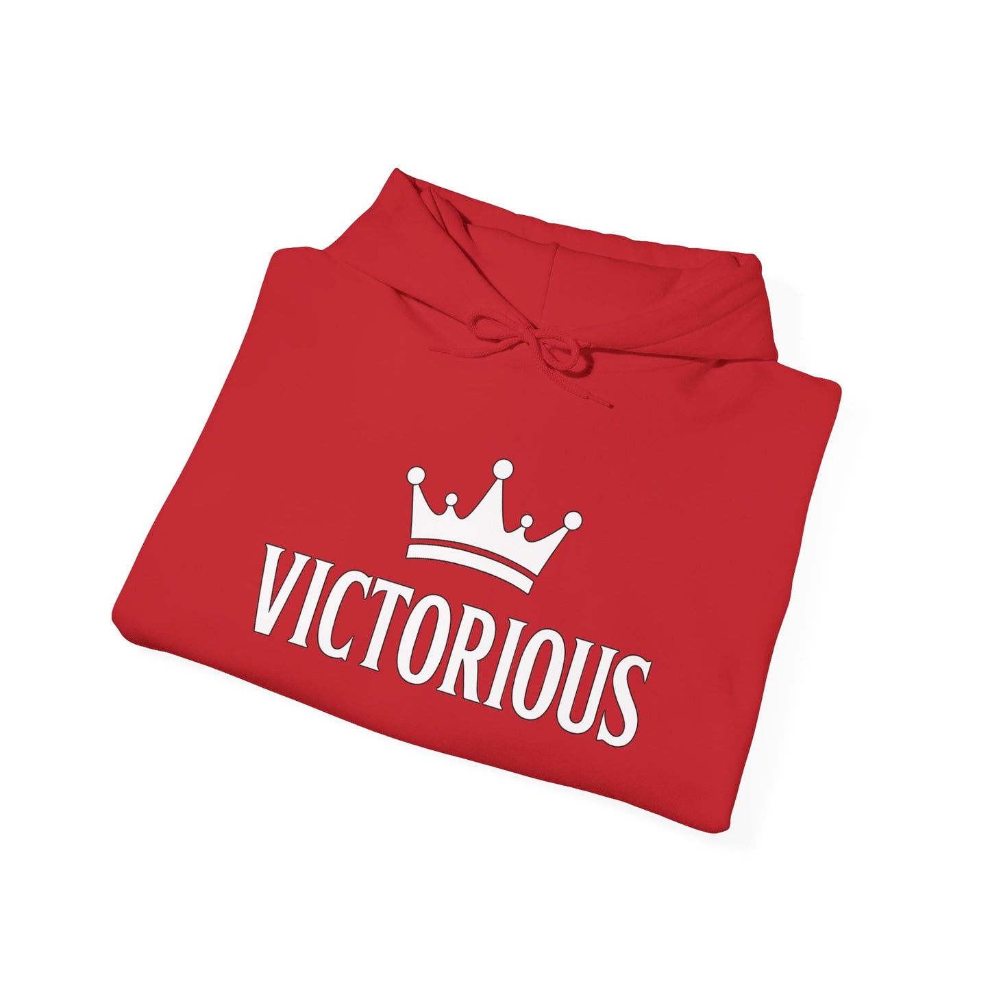 Victorious Hoodie — 'I AM VICTORIOUS' Inspirational Crown Pullover