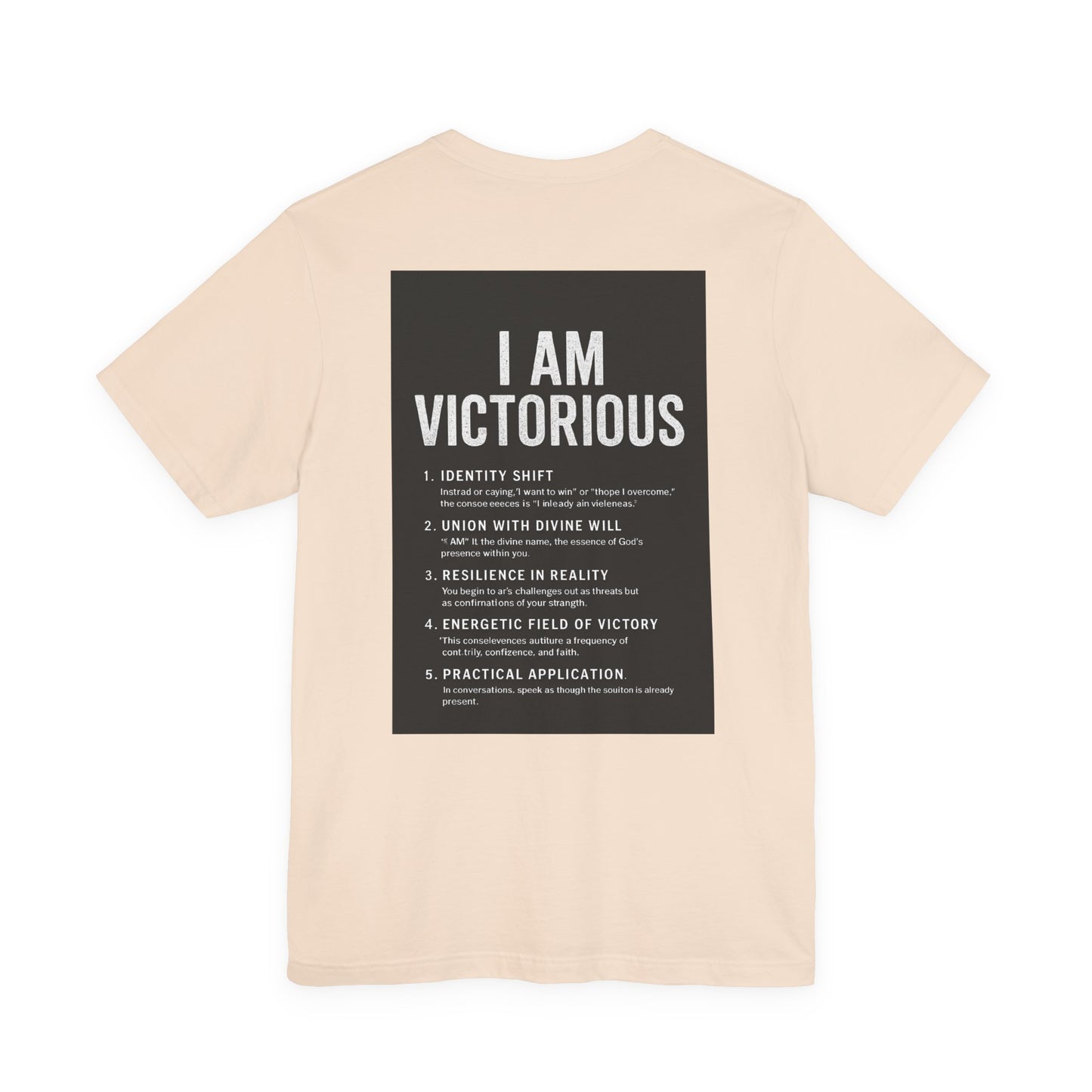Victorious Tee — "I Am Victorious" Inspirational Graphic T-Shirt
