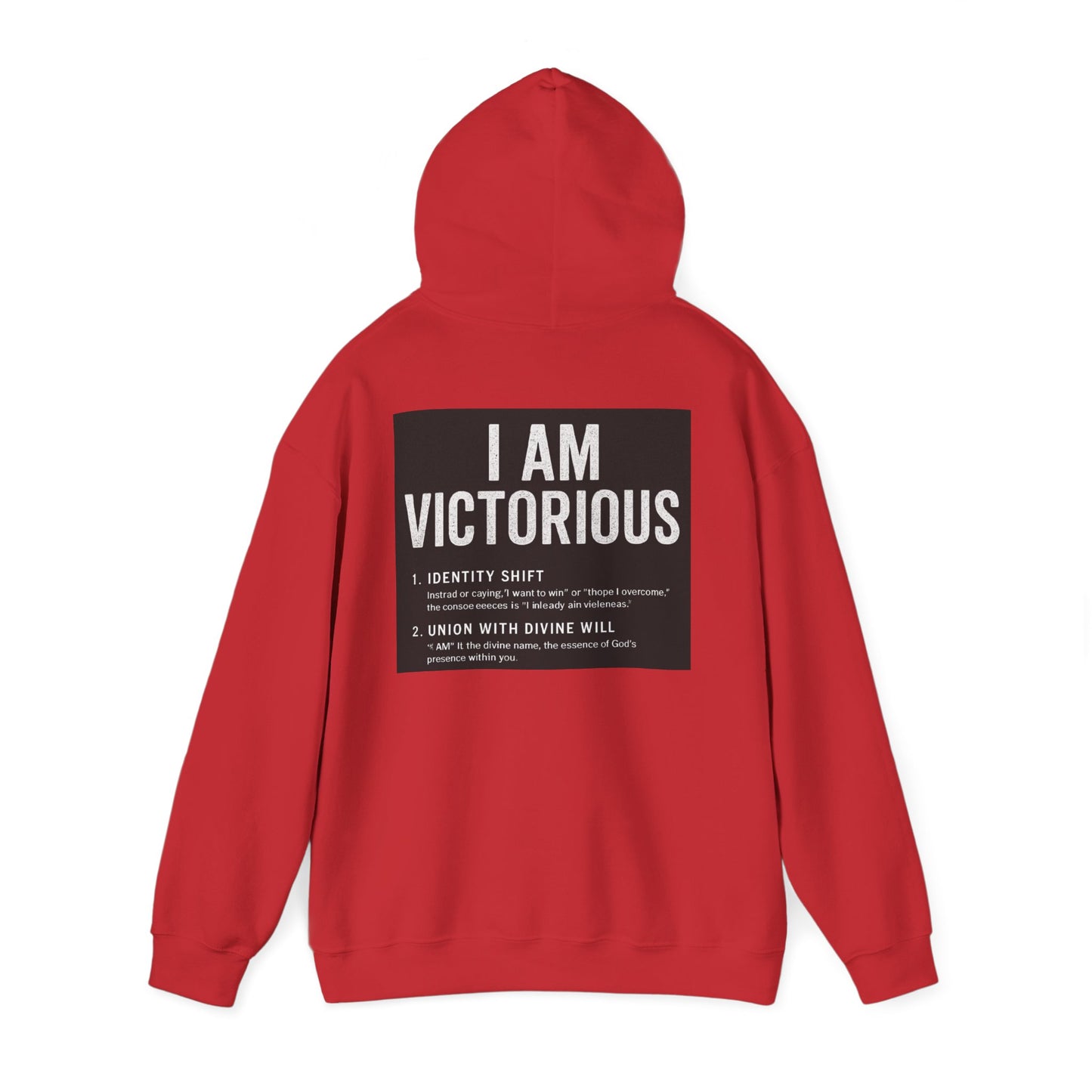 Victorious Hoodie — 'I AM VICTORIOUS' Inspirational Crown Pullover