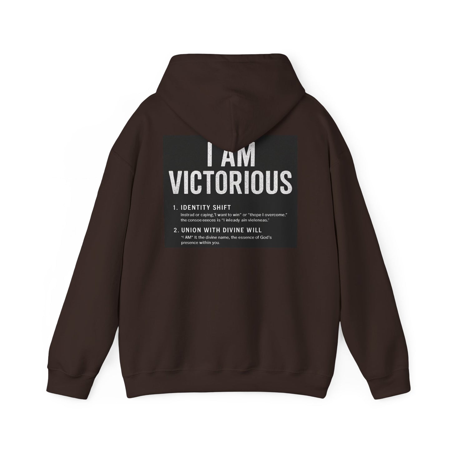 Victorious Hoodie — 'I AM VICTORIOUS' Inspirational Crown Pullover