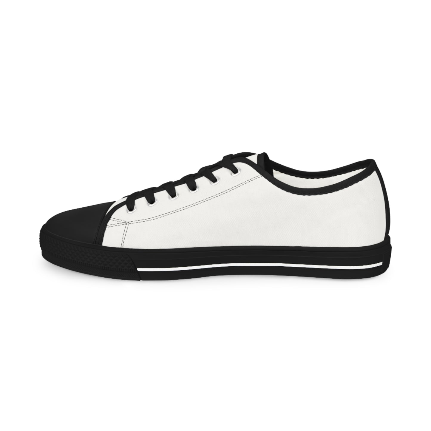 WeirdVictorious Script White Low-Top Sneakers