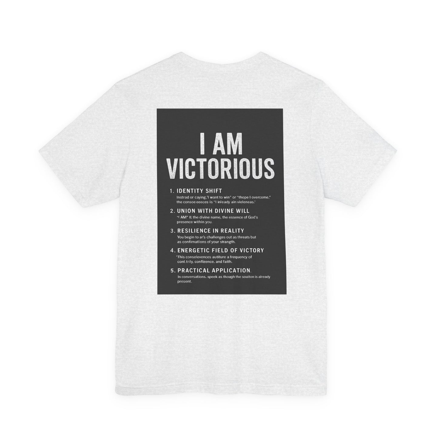Victorious Tee — "I Am Victorious" Inspirational Graphic T-Shirt