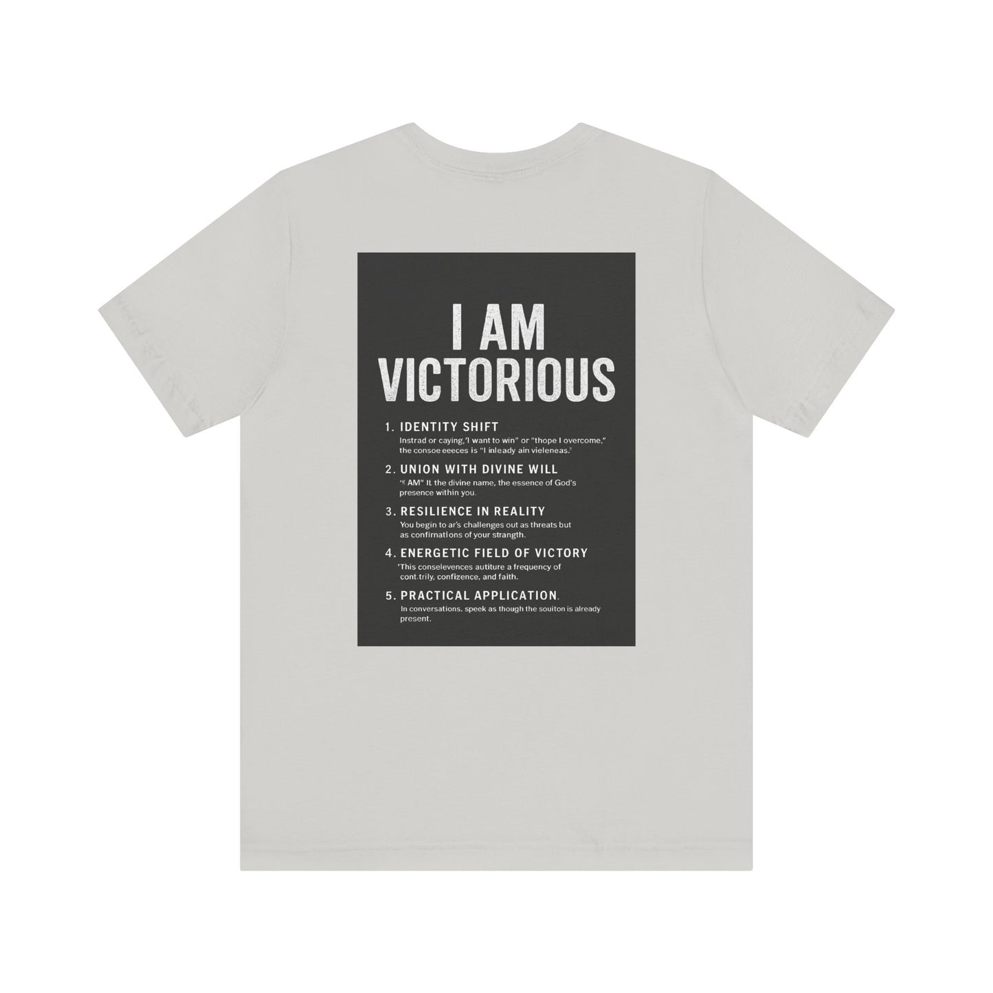 Victorious Tee — "I Am Victorious" Inspirational Graphic T-Shirt
