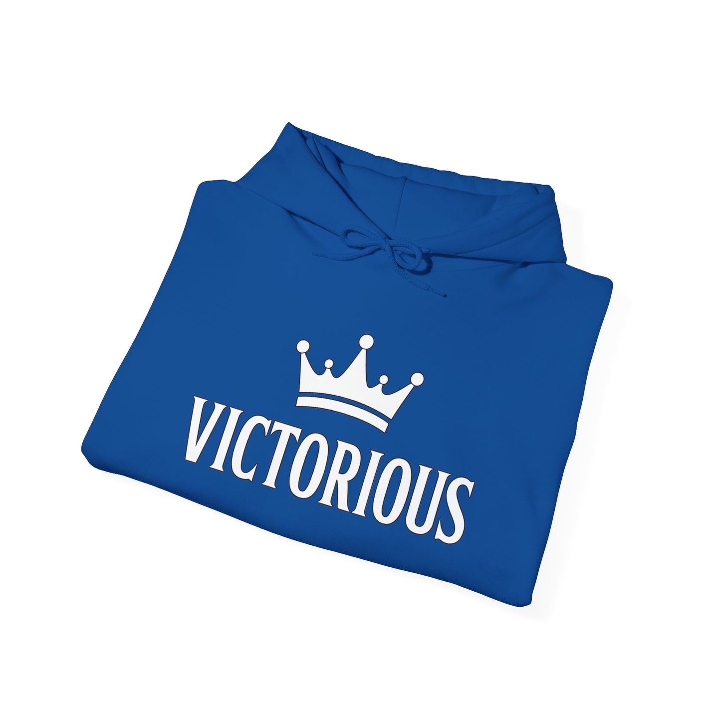 Victorious Hoodie — 'I AM VICTORIOUS' Inspirational Crown Pullover