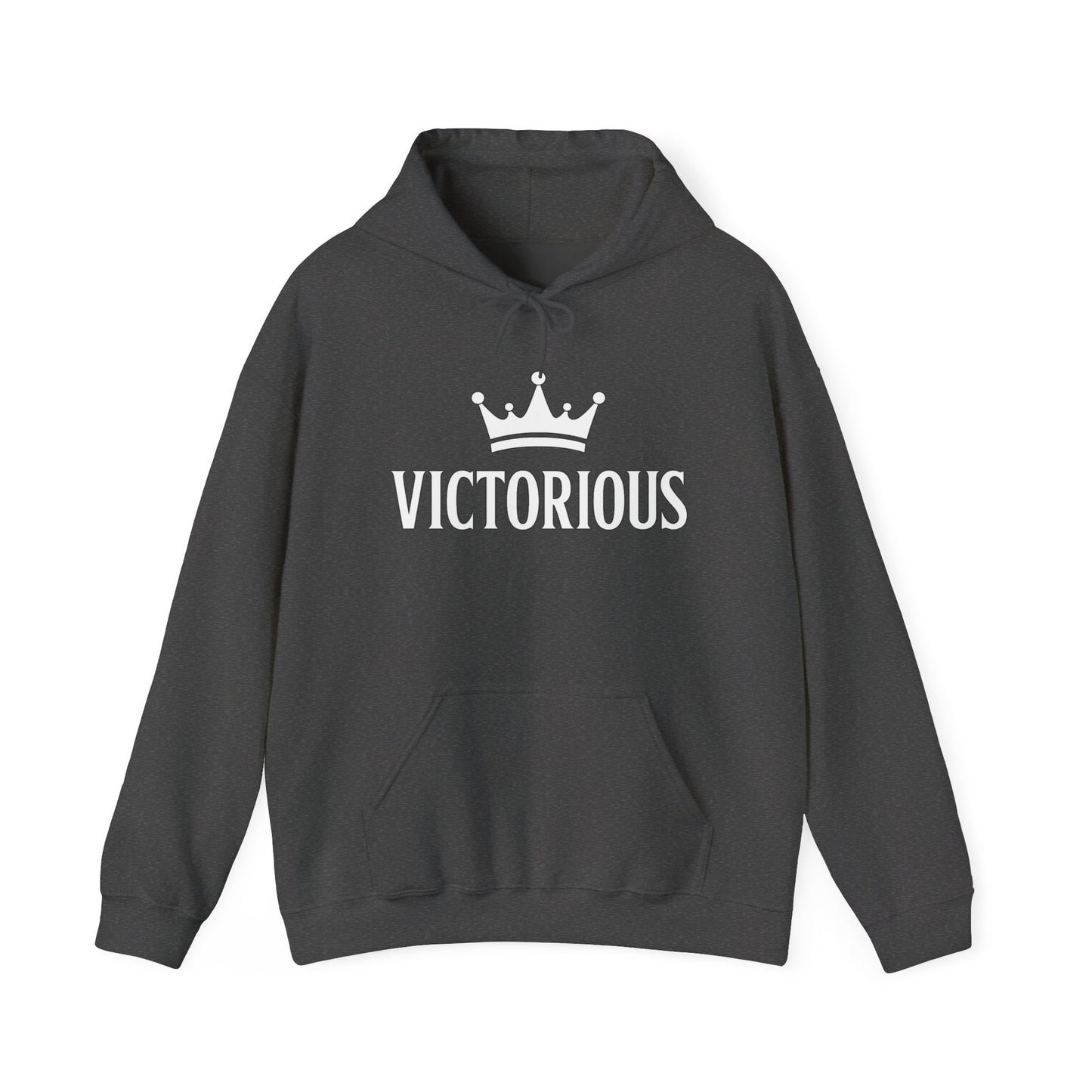 Victorious Hoodie — 'I AM VICTORIOUS' Inspirational Crown Pullover