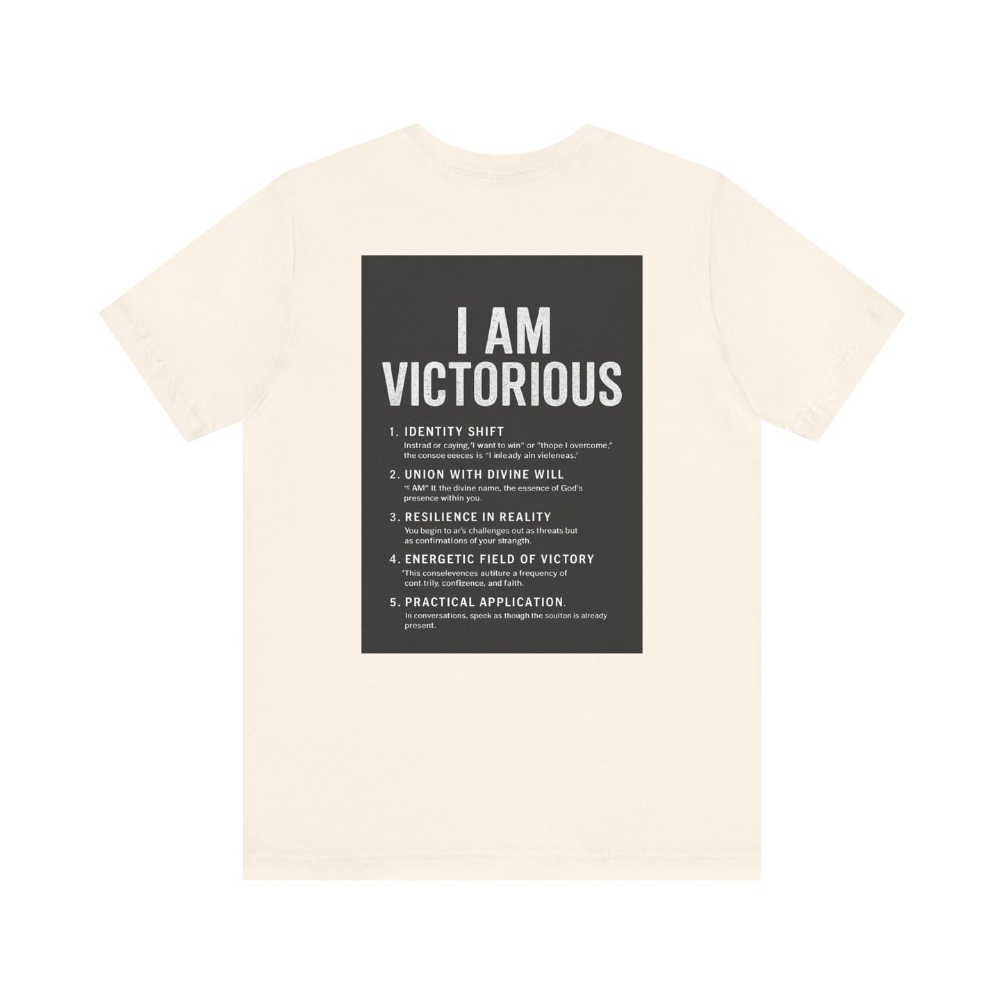 Victorious Tee — "I Am Victorious" Inspirational Graphic T-Shirt