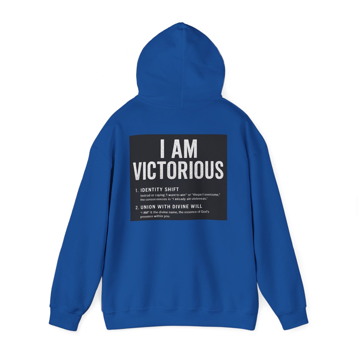 Victorious Hoodie — 'I AM VICTORIOUS' Inspirational Crown Pullover