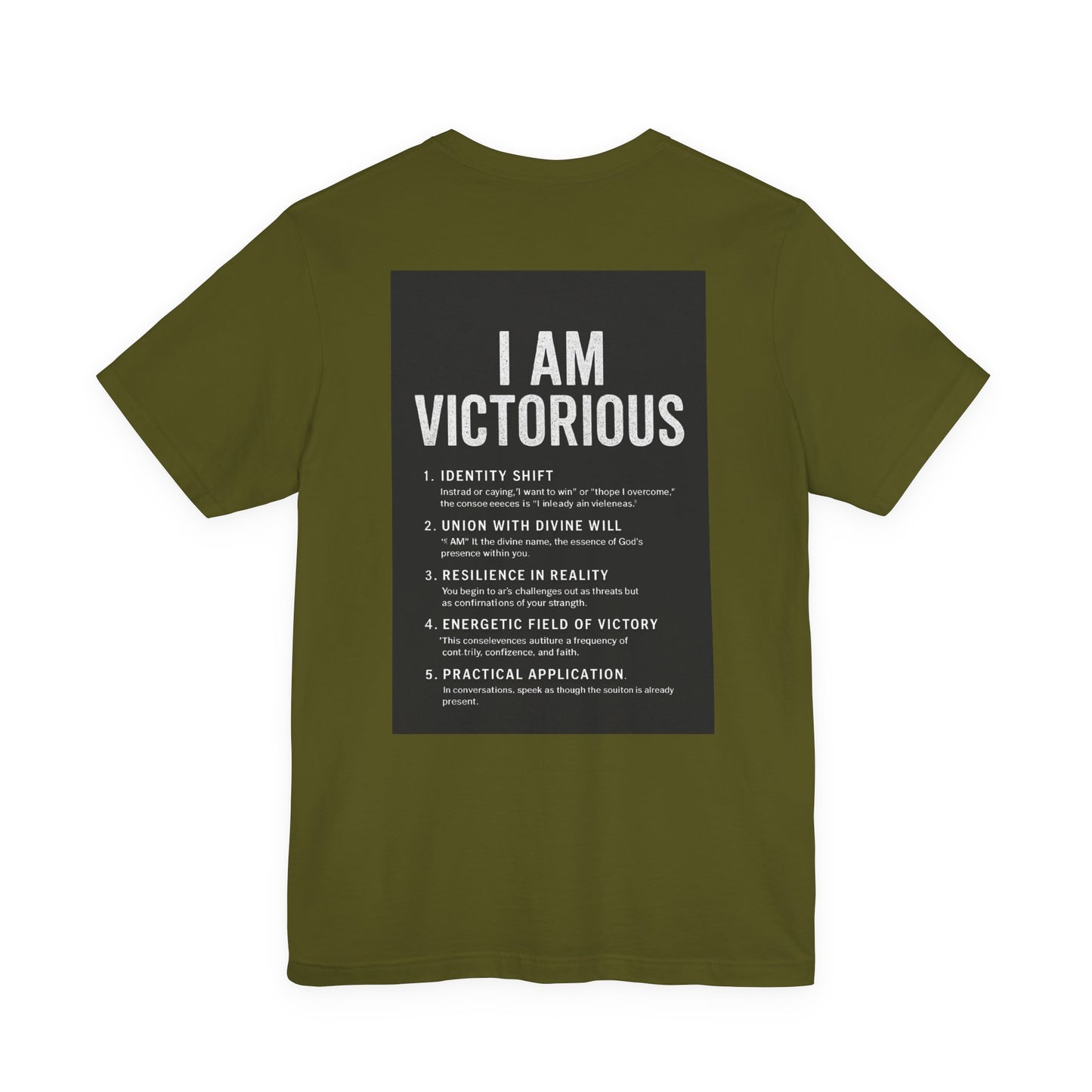 Victorious Tee — "I Am Victorious" Inspirational Graphic T-Shirt