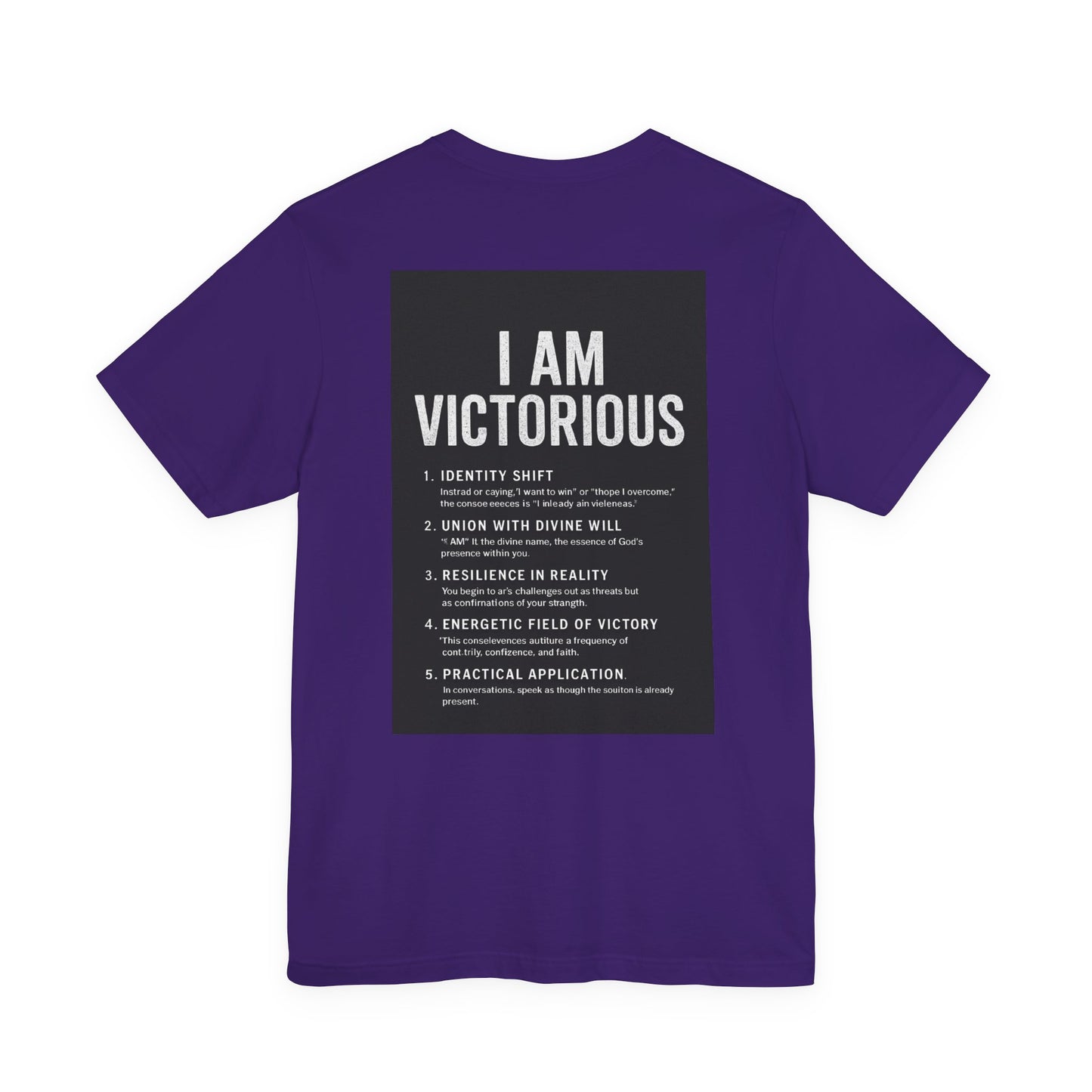 Victorious Tee — "I Am Victorious" Inspirational Graphic T-Shirt