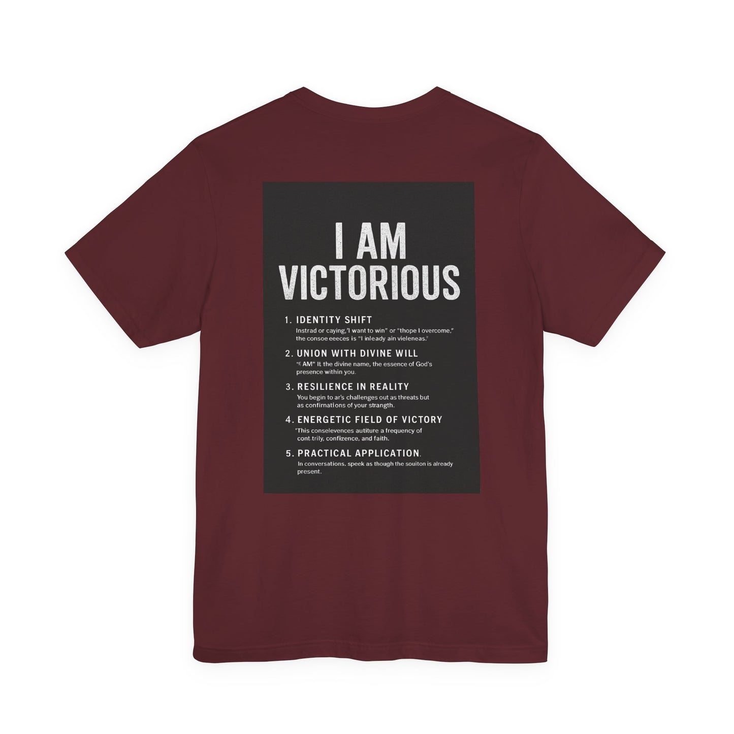 Victorious Tee — "I Am Victorious" Inspirational Graphic T-Shirt