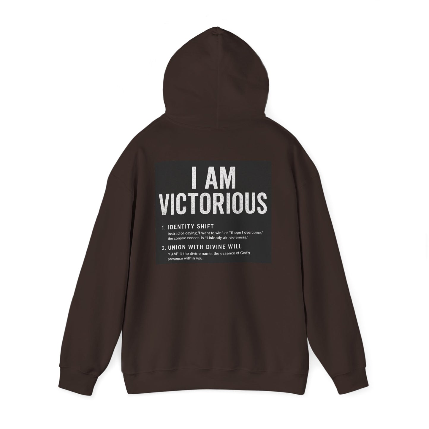 Victorious Hoodie — 'I AM VICTORIOUS' Inspirational Crown Pullover