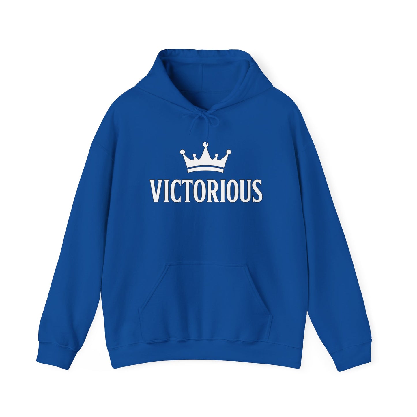 Victorious Hoodie — 'I AM VICTORIOUS' Inspirational Crown Pullover
