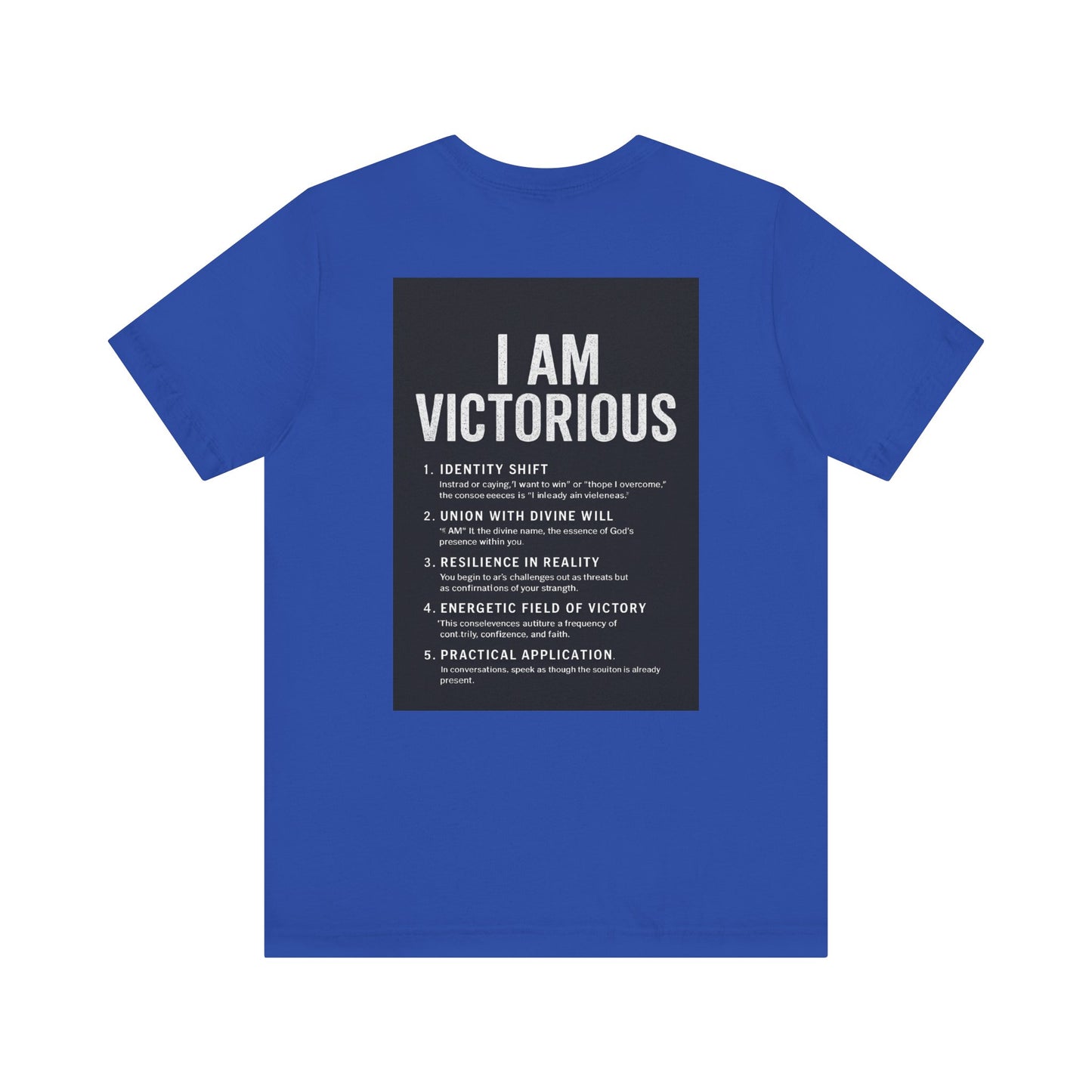 Victorious Tee — "I Am Victorious" Inspirational Graphic T-Shirt