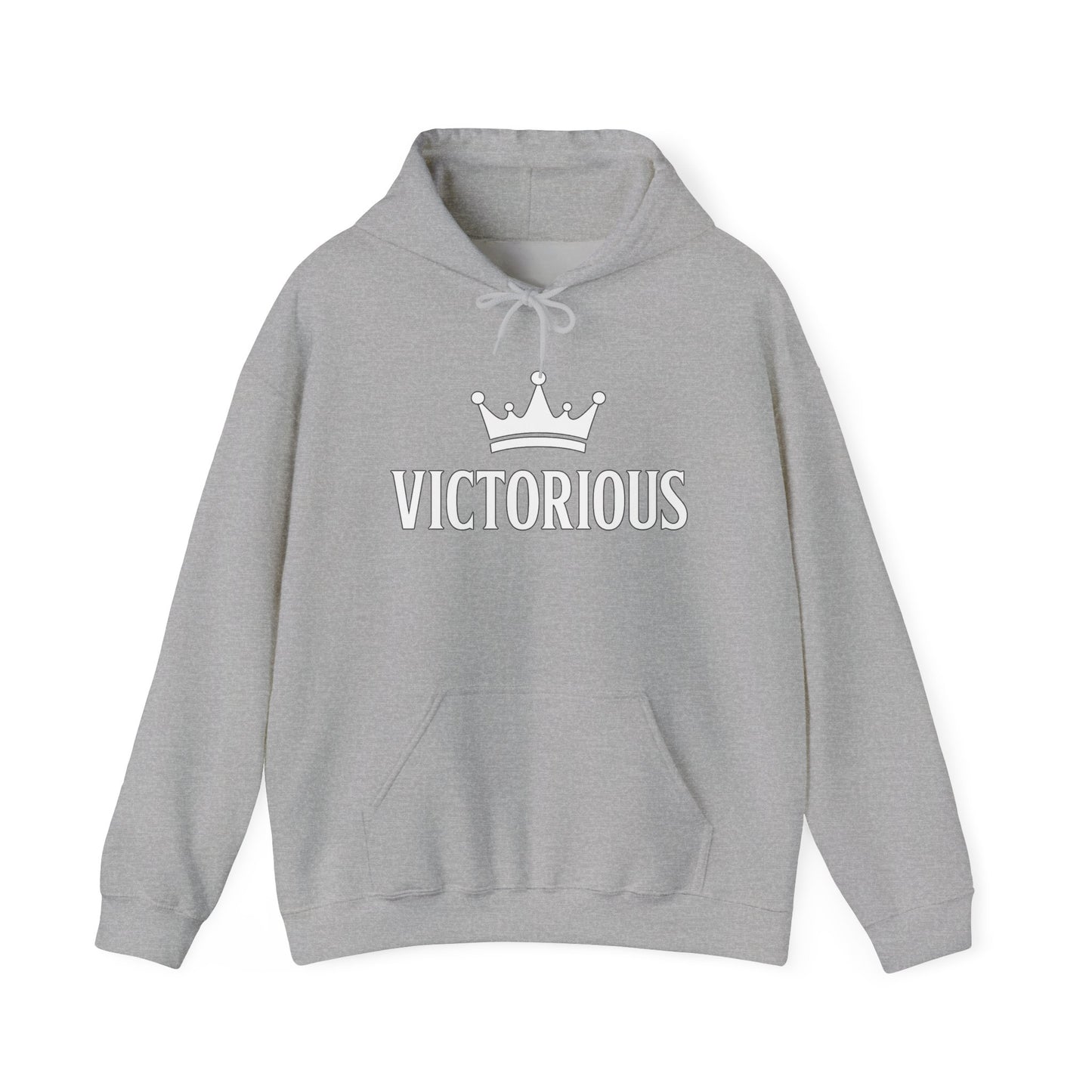 Victorious Hoodie — 'I AM VICTORIOUS' Inspirational Crown Pullover