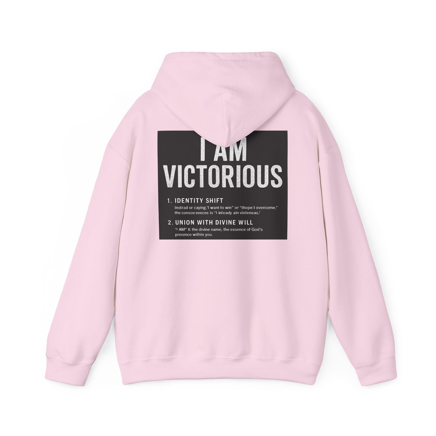 Victorious Hoodie — 'I AM VICTORIOUS' Inspirational Crown Pullover