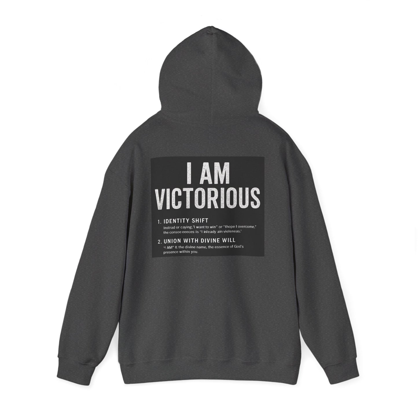 Victorious Hoodie — 'I AM VICTORIOUS' Inspirational Crown Pullover