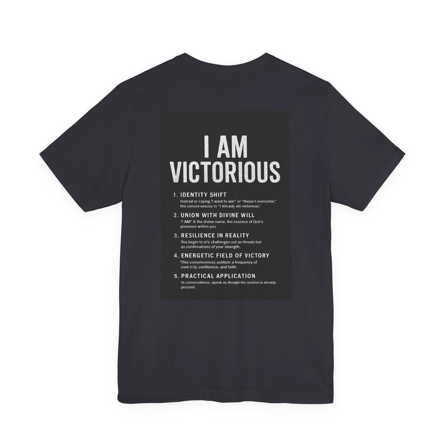 Victorious Tee — "I Am Victorious" Inspirational Graphic T-Shirt