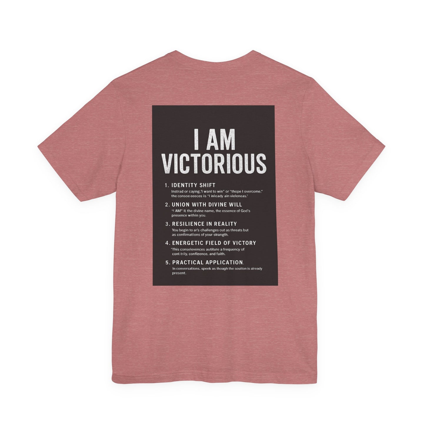 Victorious Tee — "I Am Victorious" Inspirational Graphic T-Shirt