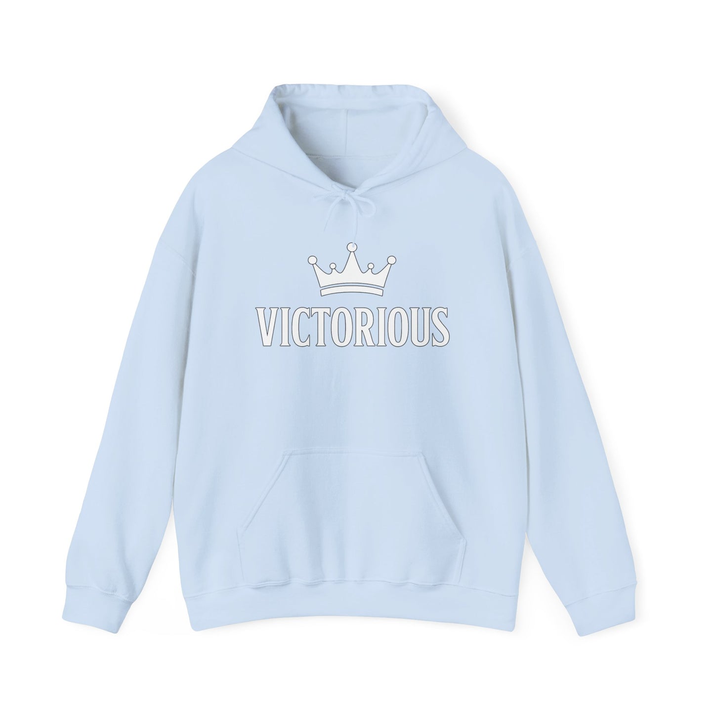 Victorious Hoodie — 'I AM VICTORIOUS' Inspirational Crown Pullover