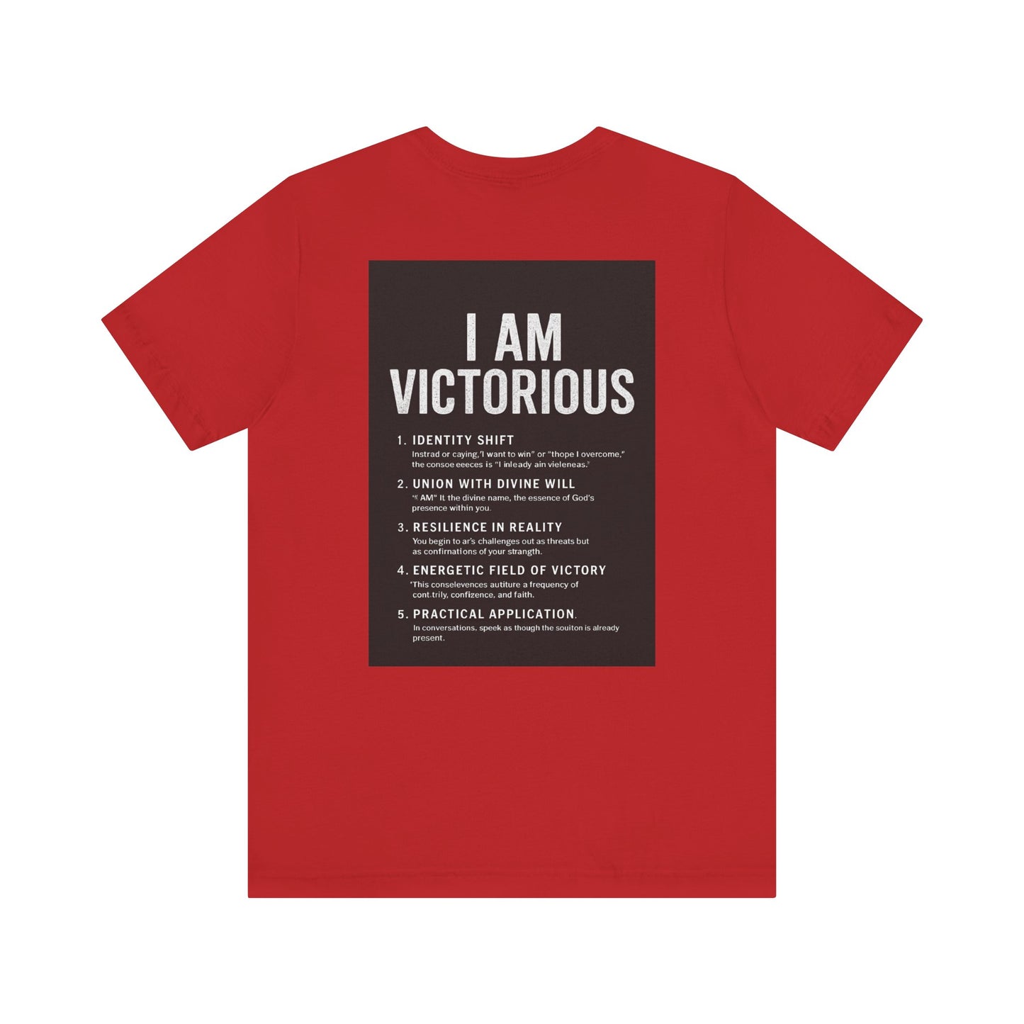 Victorious Tee — "I Am Victorious" Inspirational Graphic T-Shirt