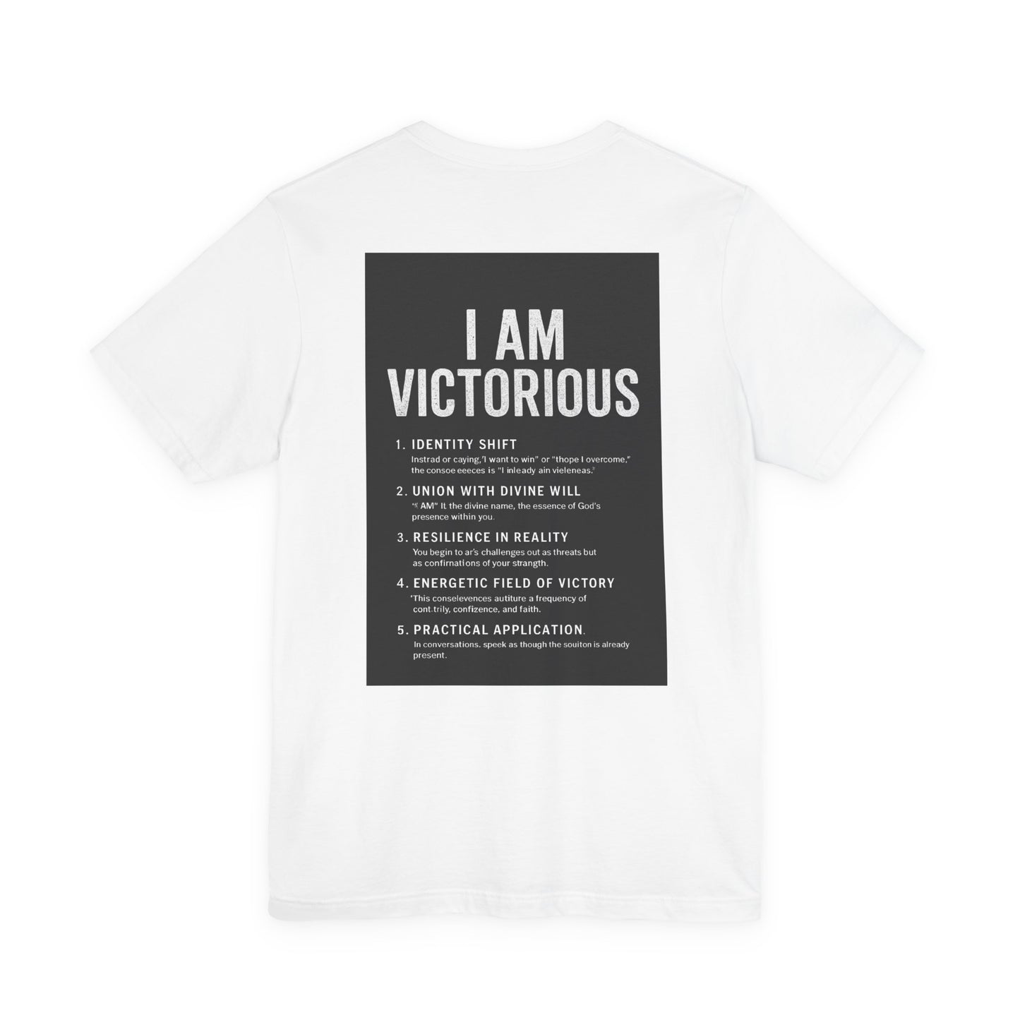 Victorious Tee — "I Am Victorious" Inspirational Graphic T-Shirt