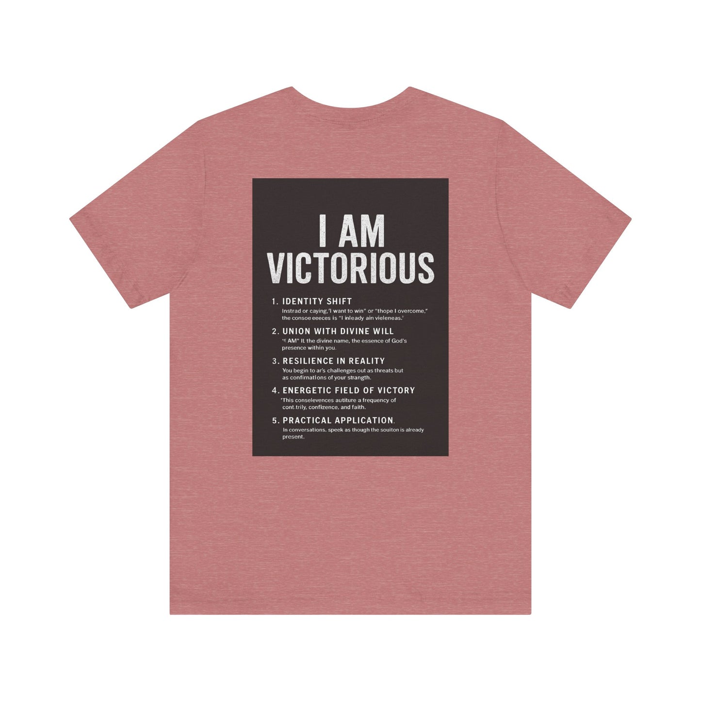 Victorious Tee — "I Am Victorious" Inspirational Graphic T-Shirt
