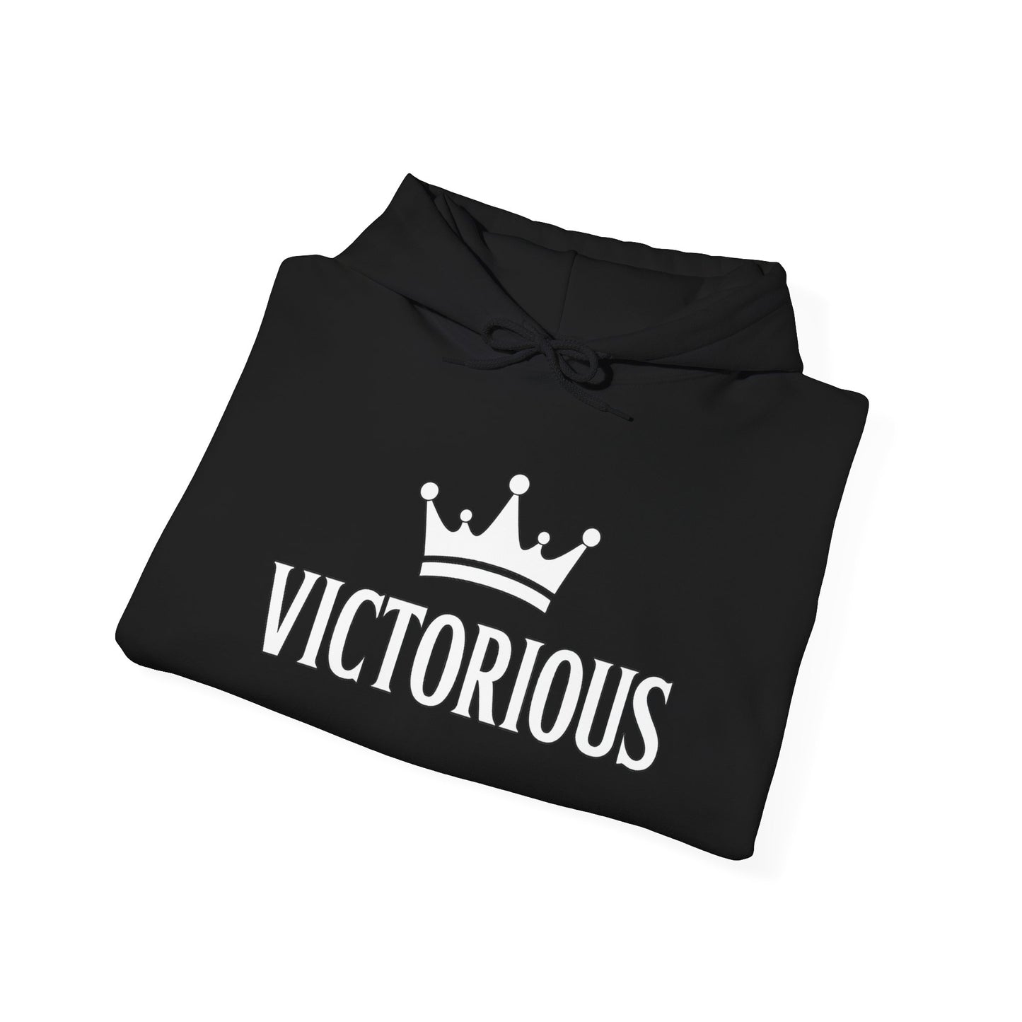 Victorious Hoodie — 'I AM VICTORIOUS' Inspirational Crown Pullover