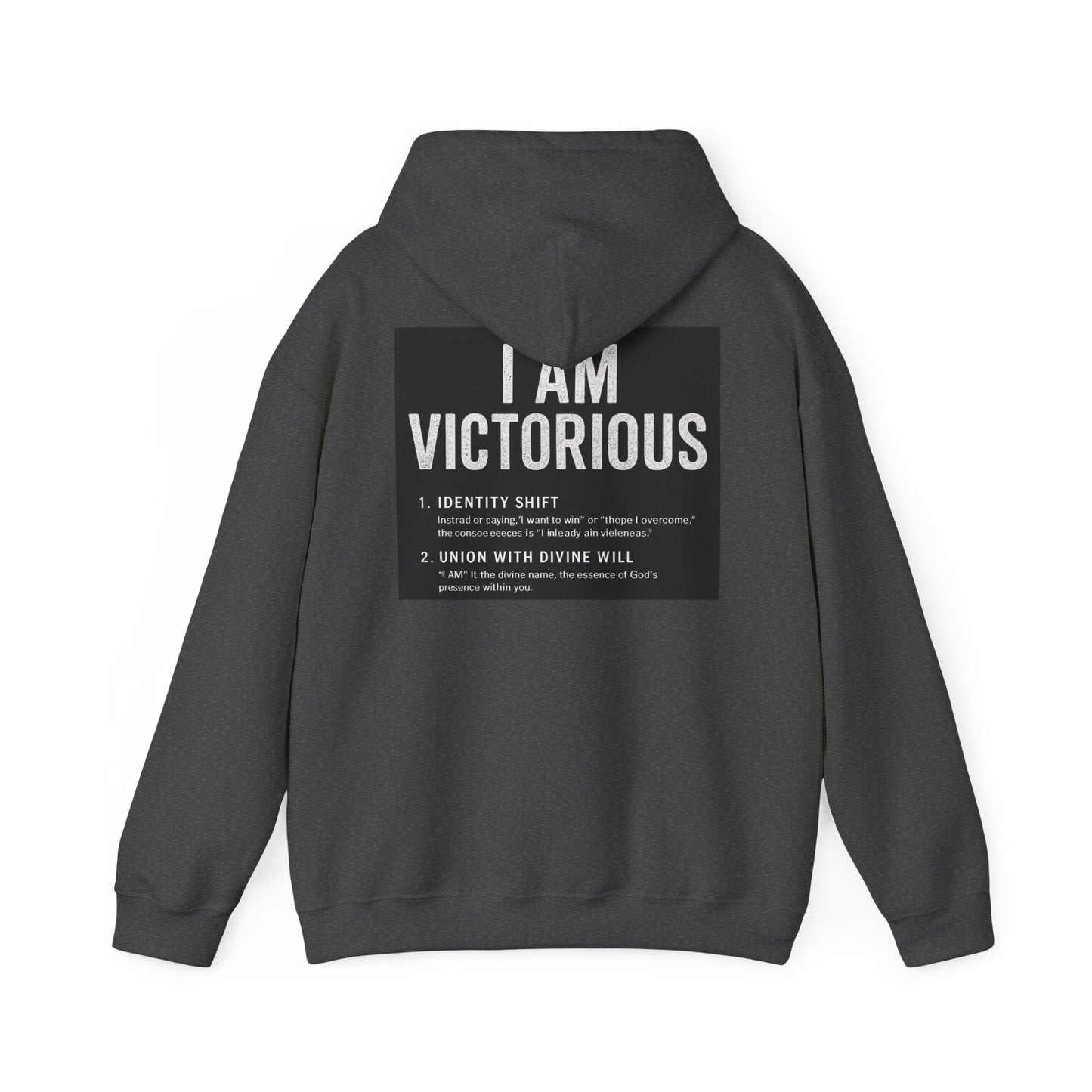 Victorious Hoodie — 'I AM VICTORIOUS' Inspirational Crown Pullover