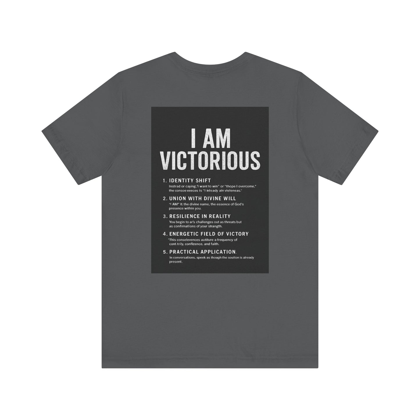 Victorious Tee — "I Am Victorious" Inspirational Graphic T-Shirt