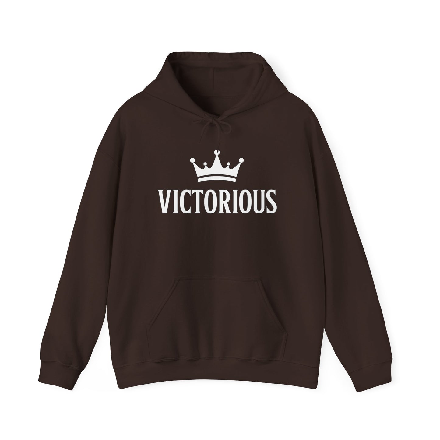 Victorious Hoodie — 'I AM VICTORIOUS' Inspirational Crown Pullover