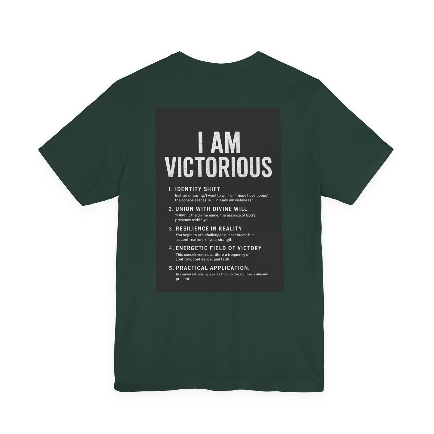 Victorious Tee — "I Am Victorious" Inspirational Graphic T-Shirt
