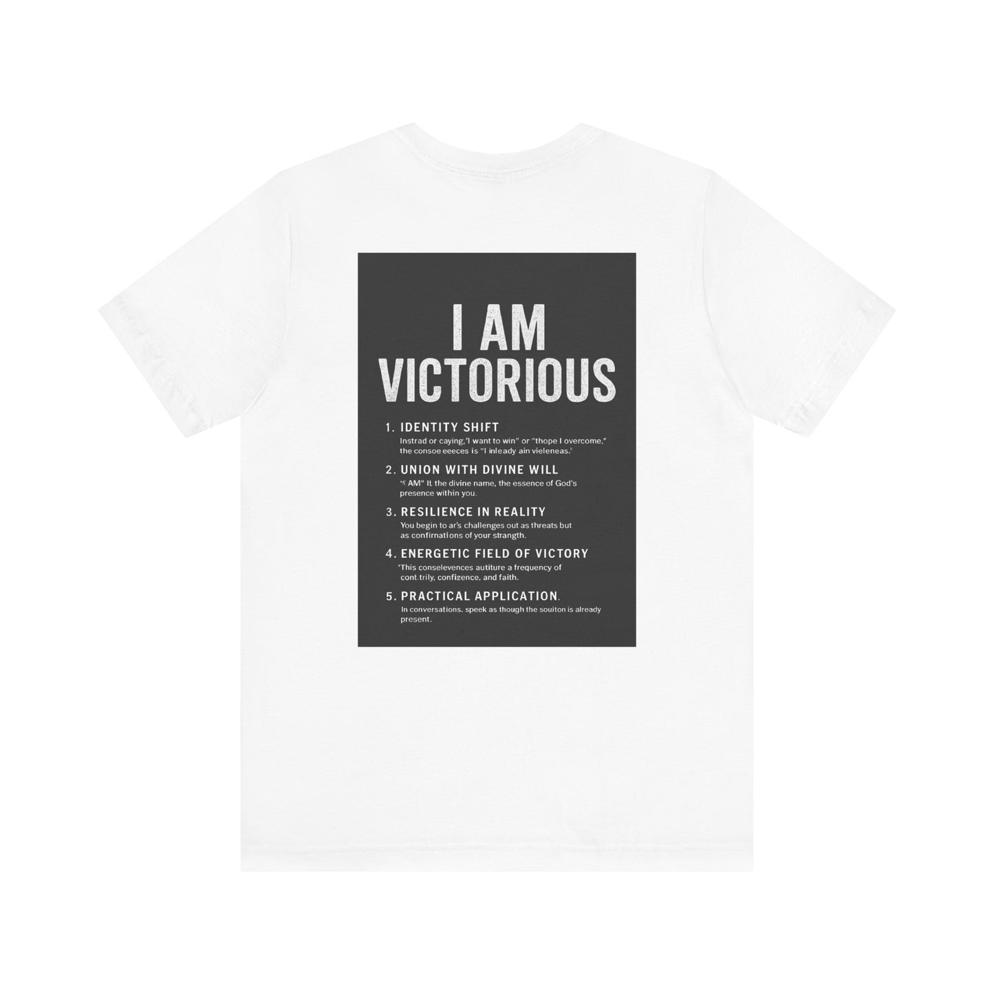 Victorious Tee — "I Am Victorious" Inspirational Graphic T-Shirt