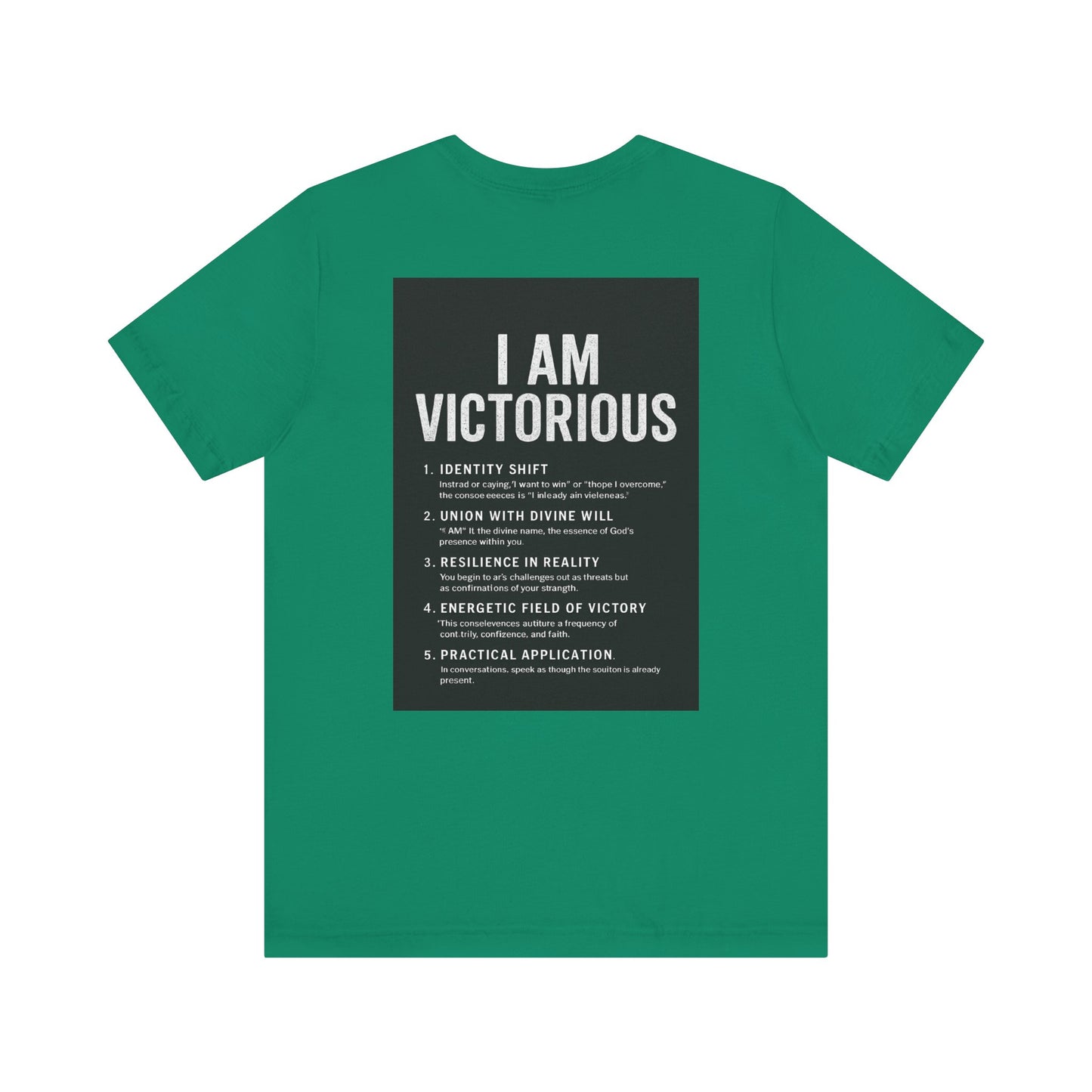 Victorious Tee — "I Am Victorious" Inspirational Graphic T-Shirt