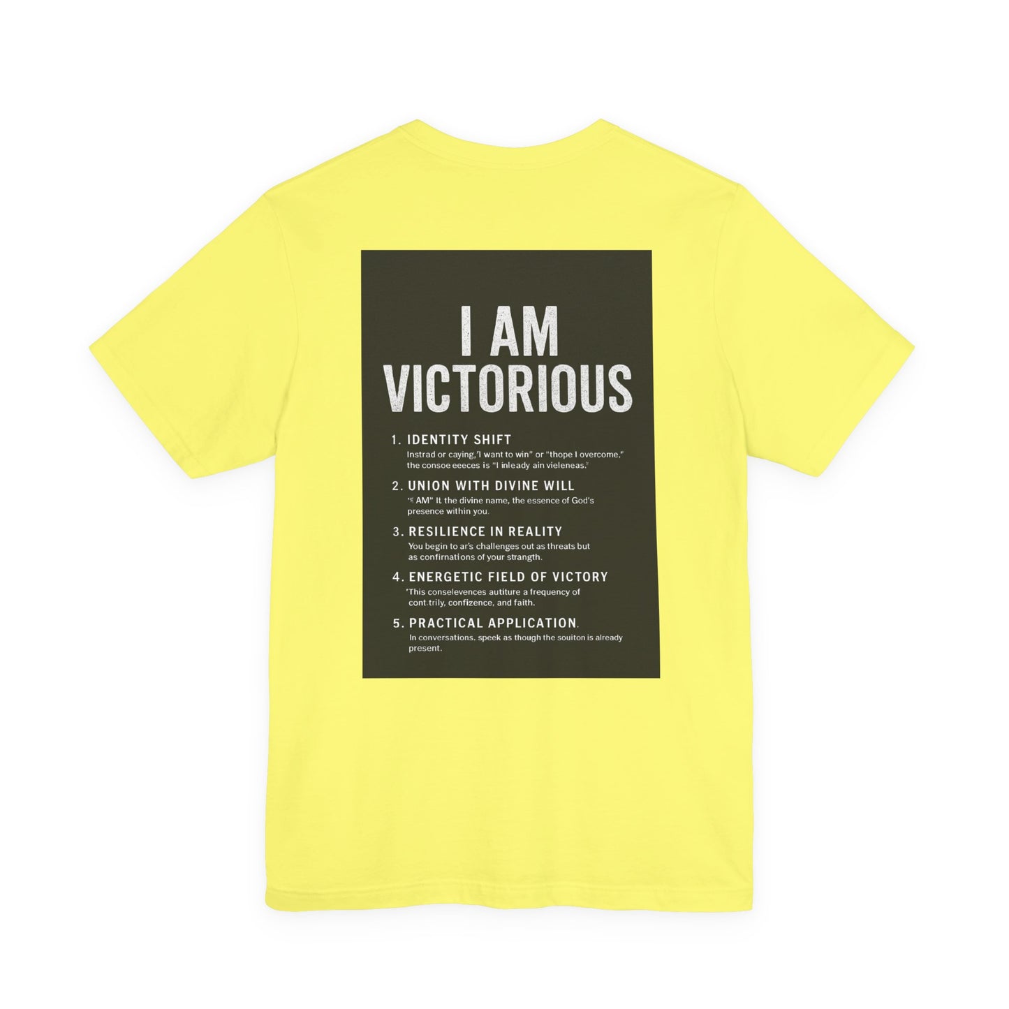 Victorious Tee — "I Am Victorious" Inspirational Graphic T-Shirt