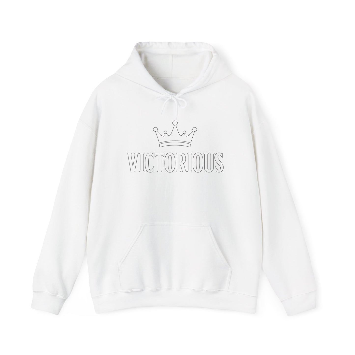 Victorious Hoodie — 'I AM VICTORIOUS' Inspirational Crown Pullover