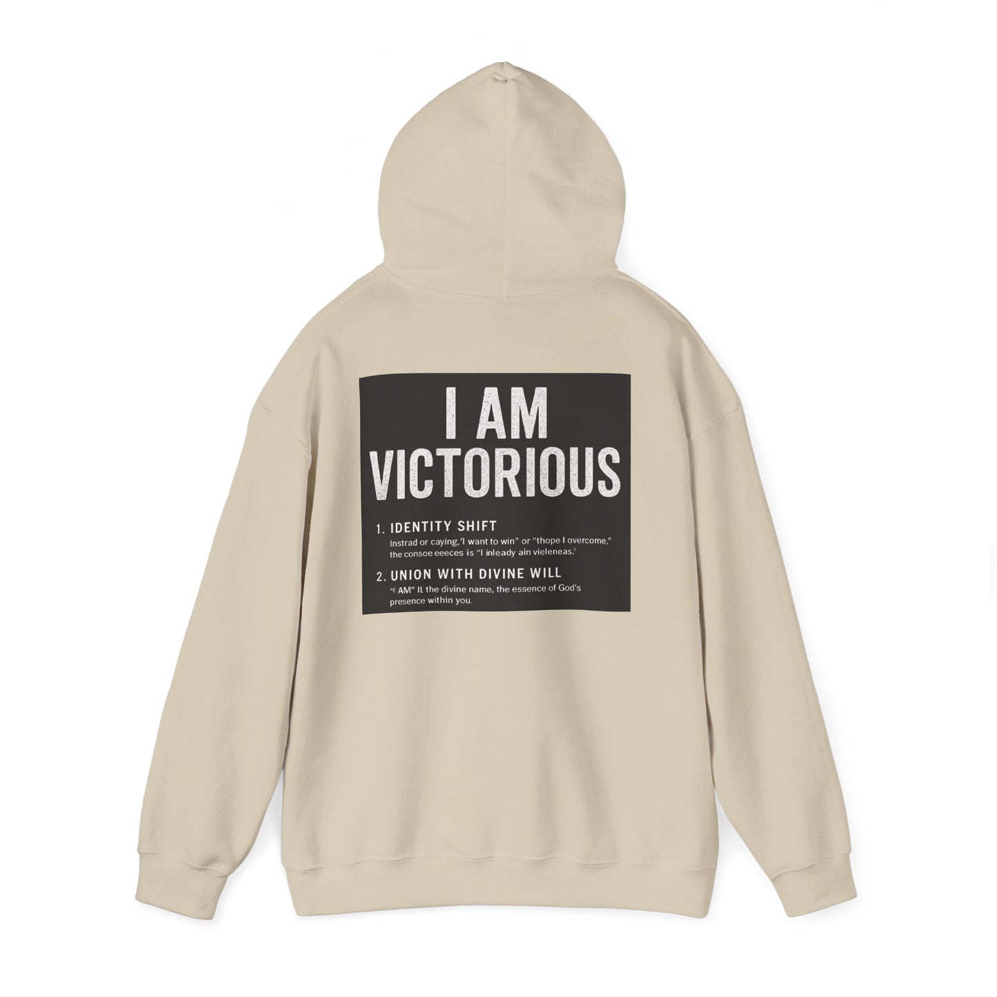 Victorious Hoodie — 'I AM VICTORIOUS' Inspirational Crown Pullover