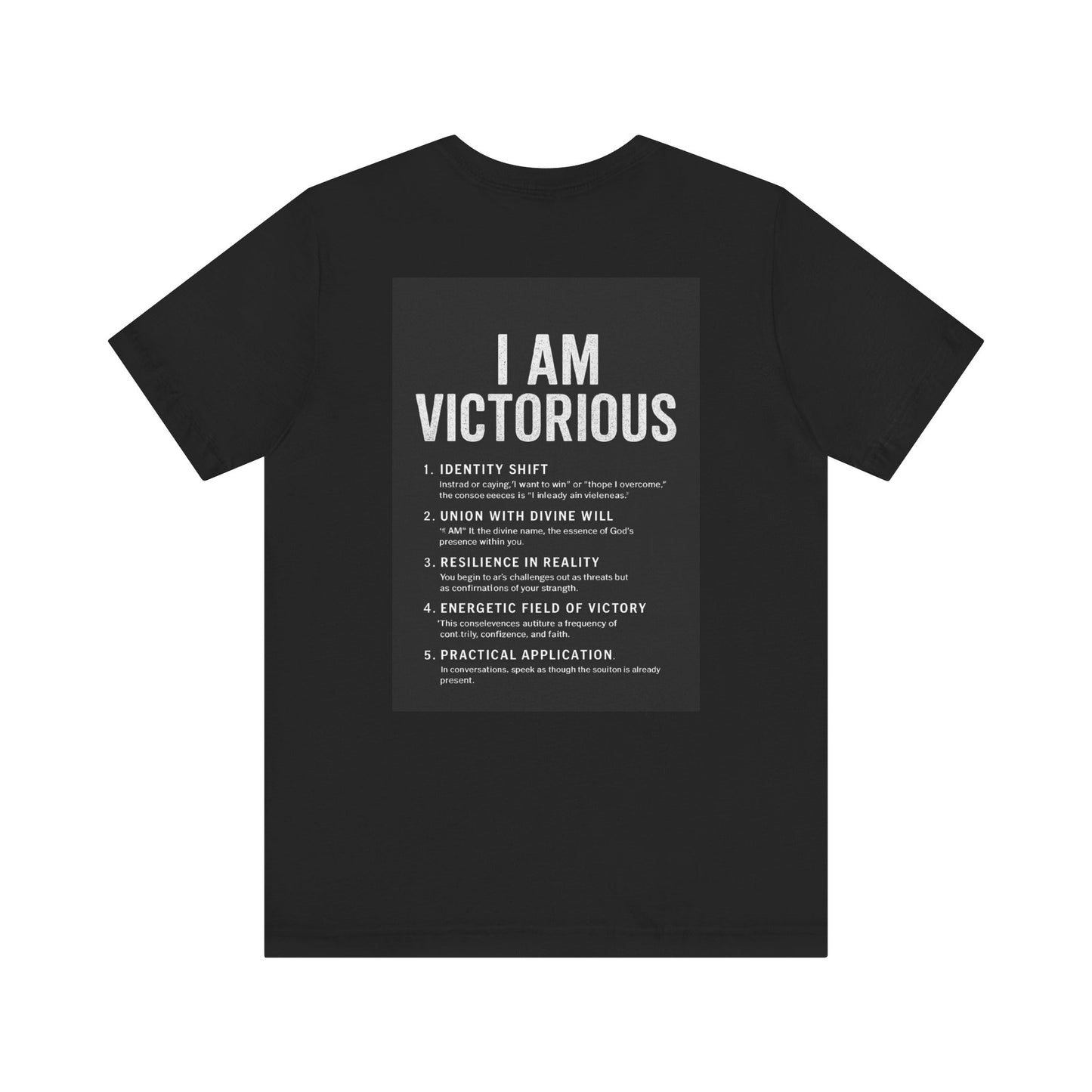 Victorious Tee — "I Am Victorious" Inspirational Graphic T-Shirt