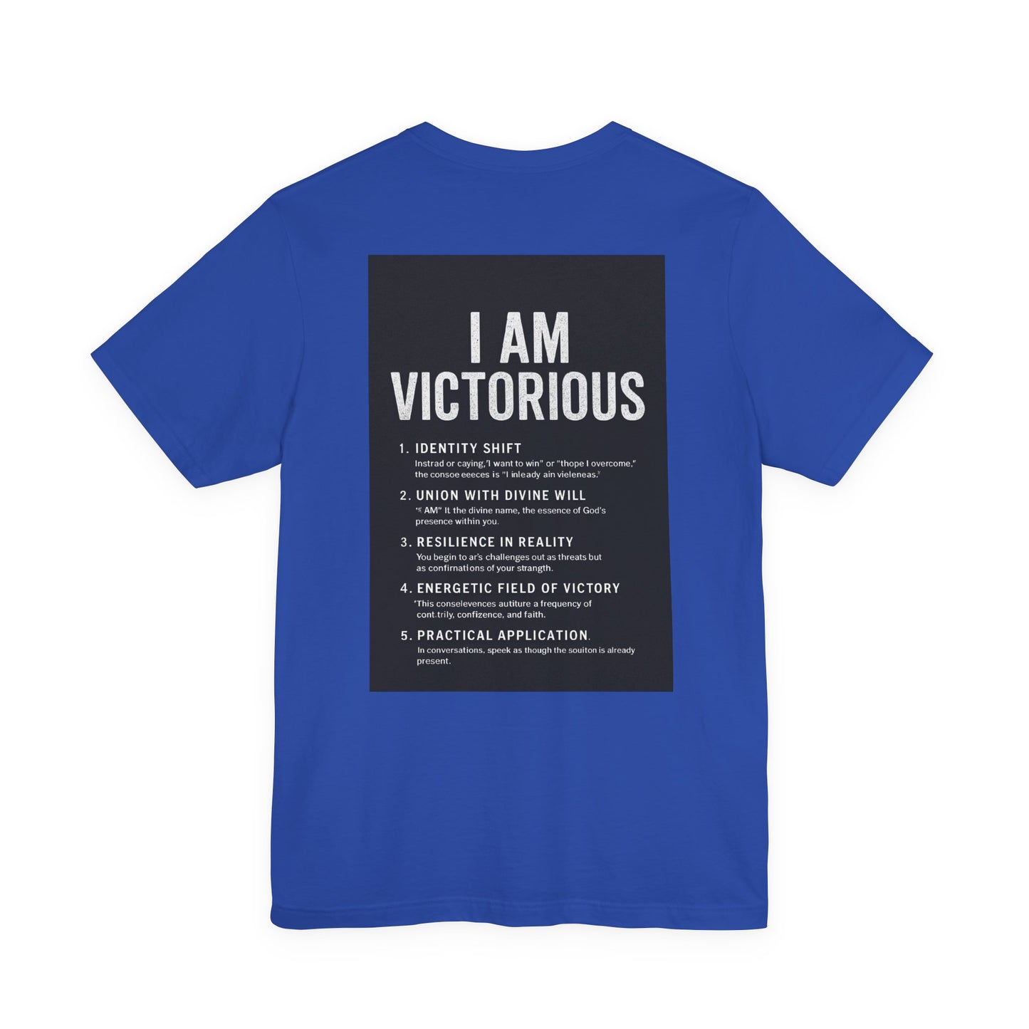Victorious Tee — "I Am Victorious" Inspirational Graphic T-Shirt