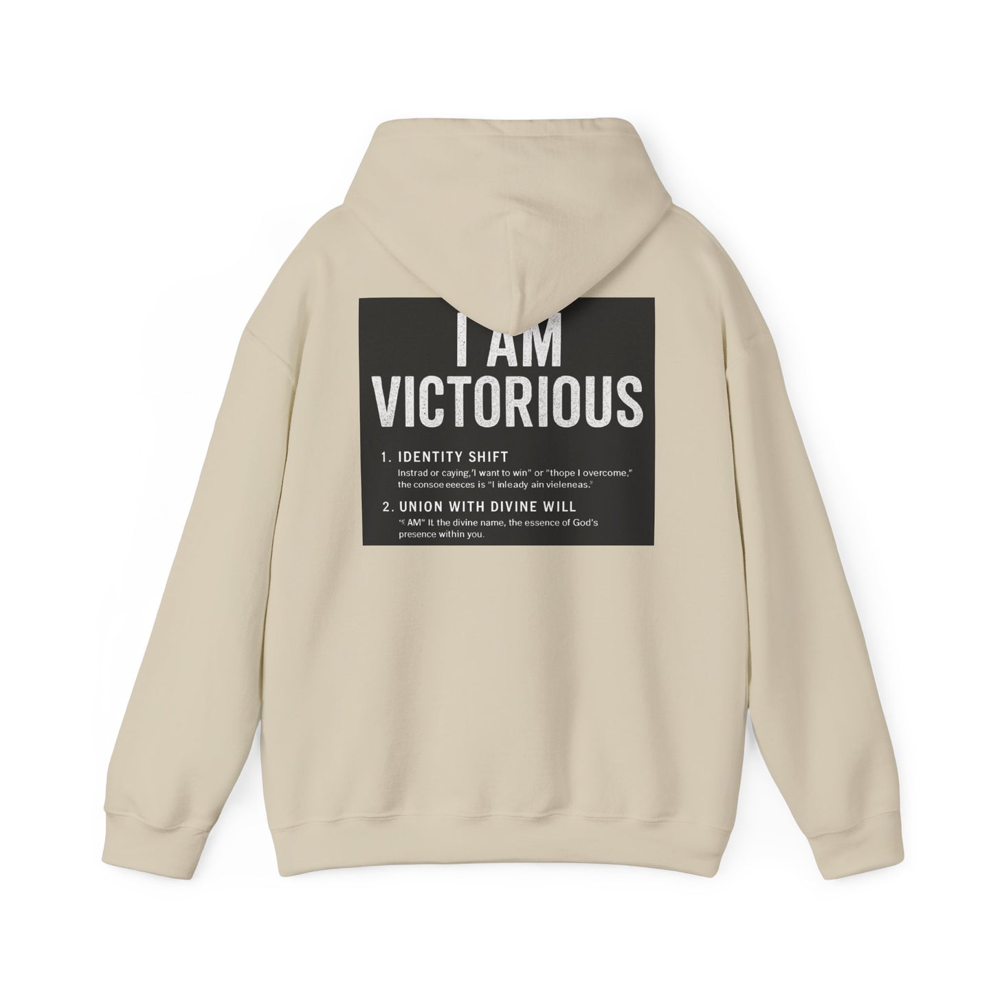 Victorious Hoodie — 'I AM VICTORIOUS' Inspirational Crown Pullover