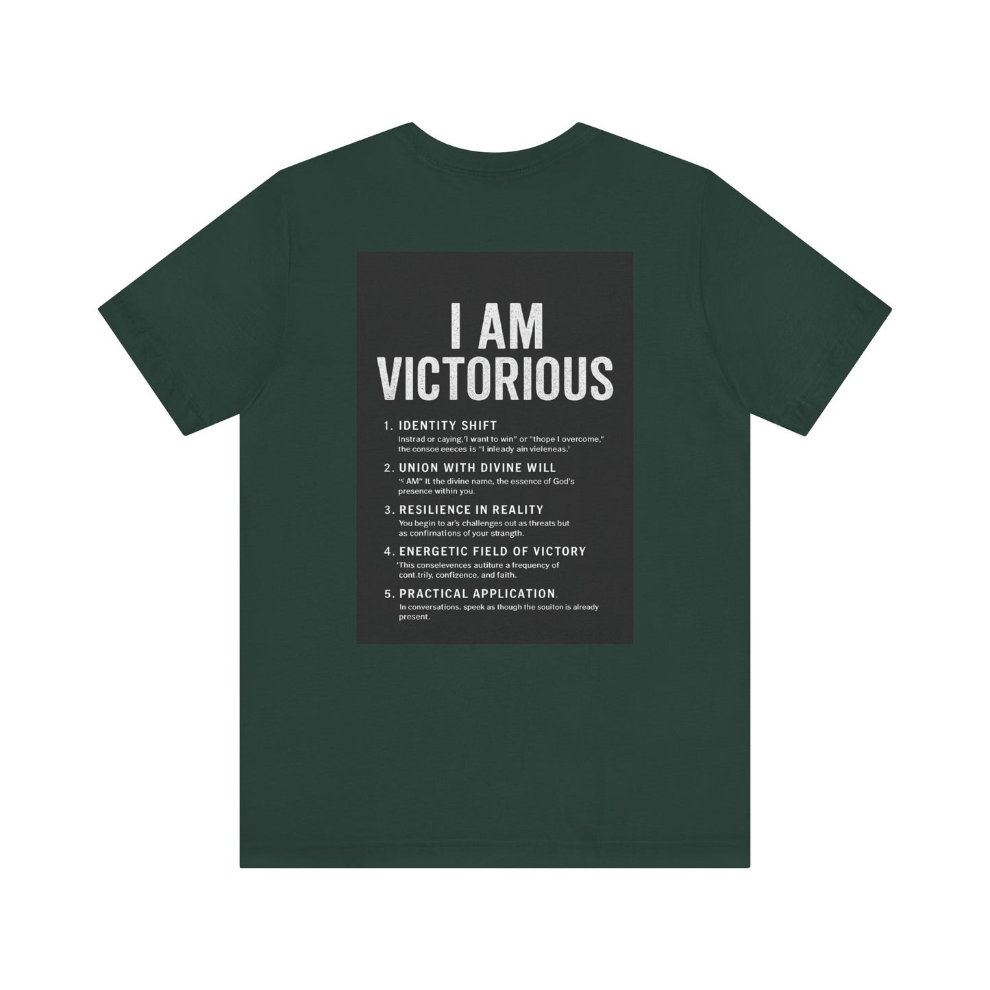 Victorious Tee — "I Am Victorious" Inspirational Graphic T-Shirt