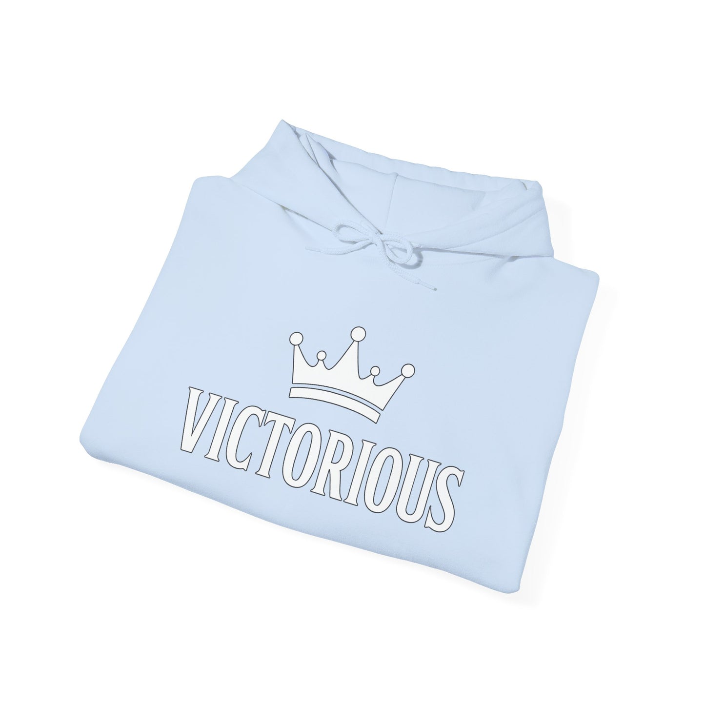 Victorious Hoodie — 'I AM VICTORIOUS' Inspirational Crown Pullover