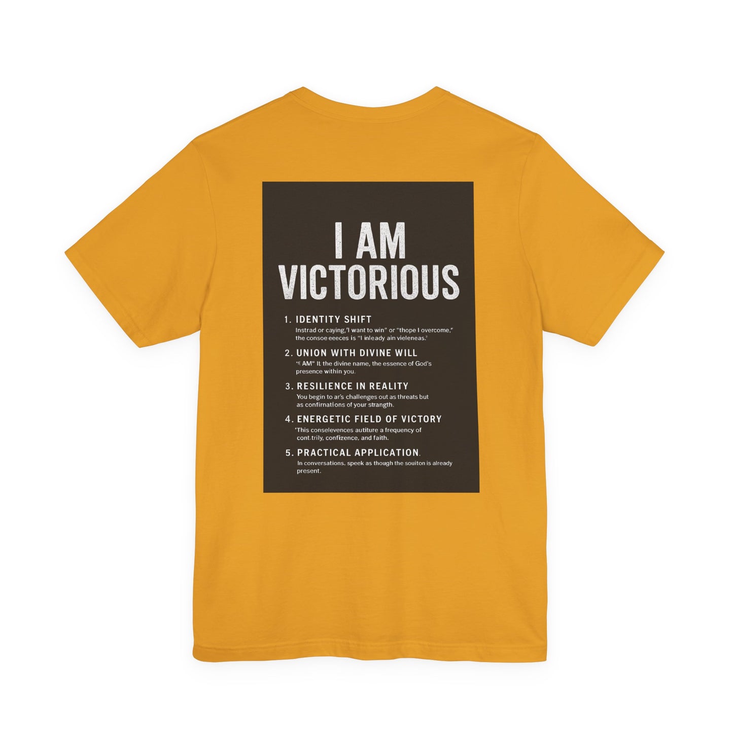 Victorious Tee — "I Am Victorious" Inspirational Graphic T-Shirt