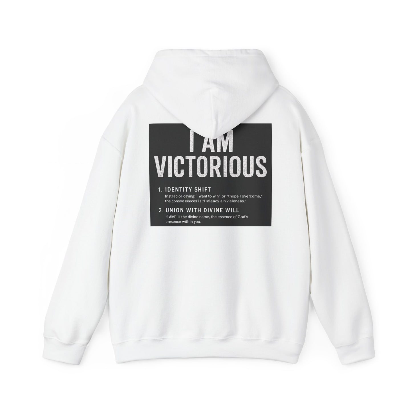 Victorious Hoodie — 'I AM VICTORIOUS' Inspirational Crown Pullover