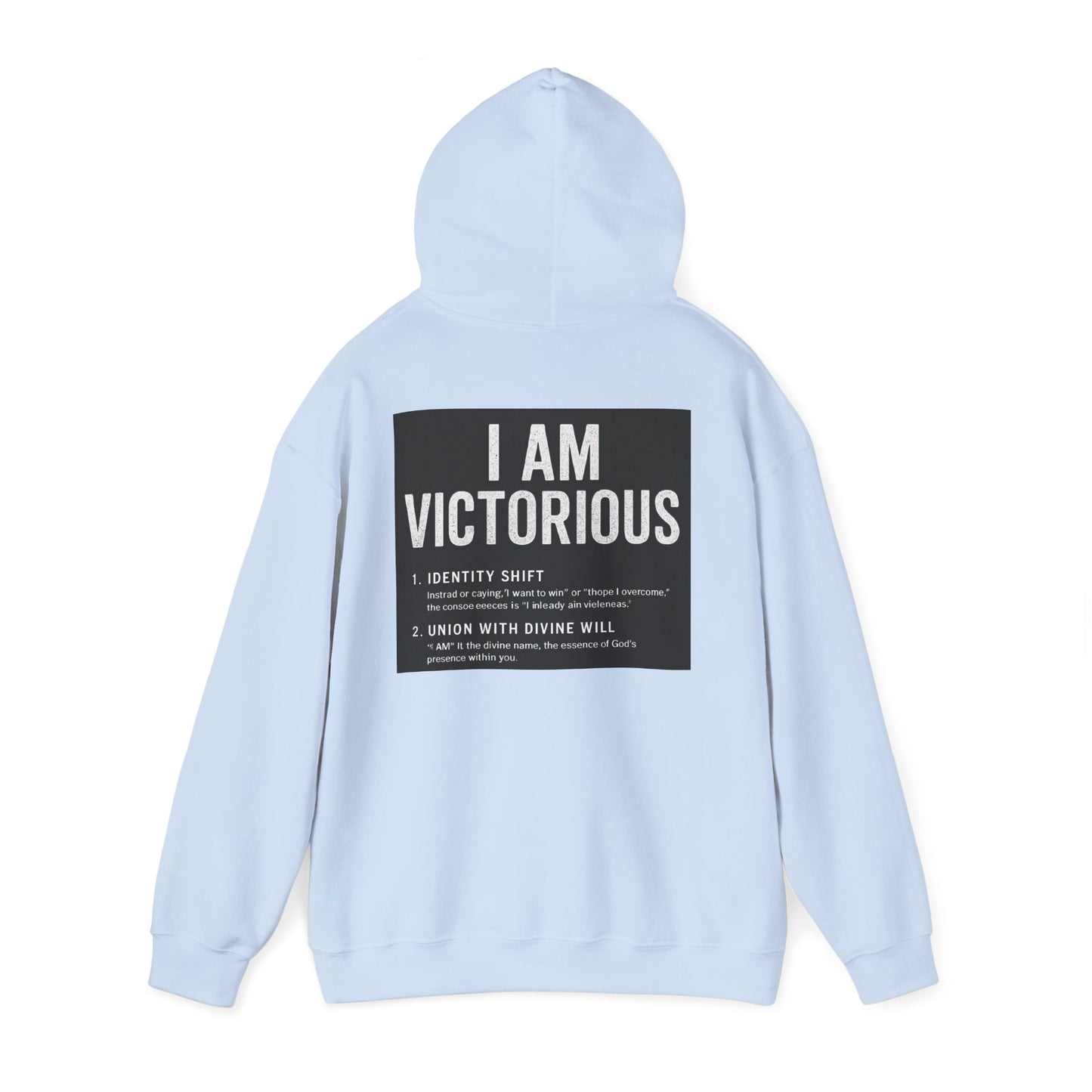 Victorious Hoodie — 'I AM VICTORIOUS' Inspirational Crown Pullover