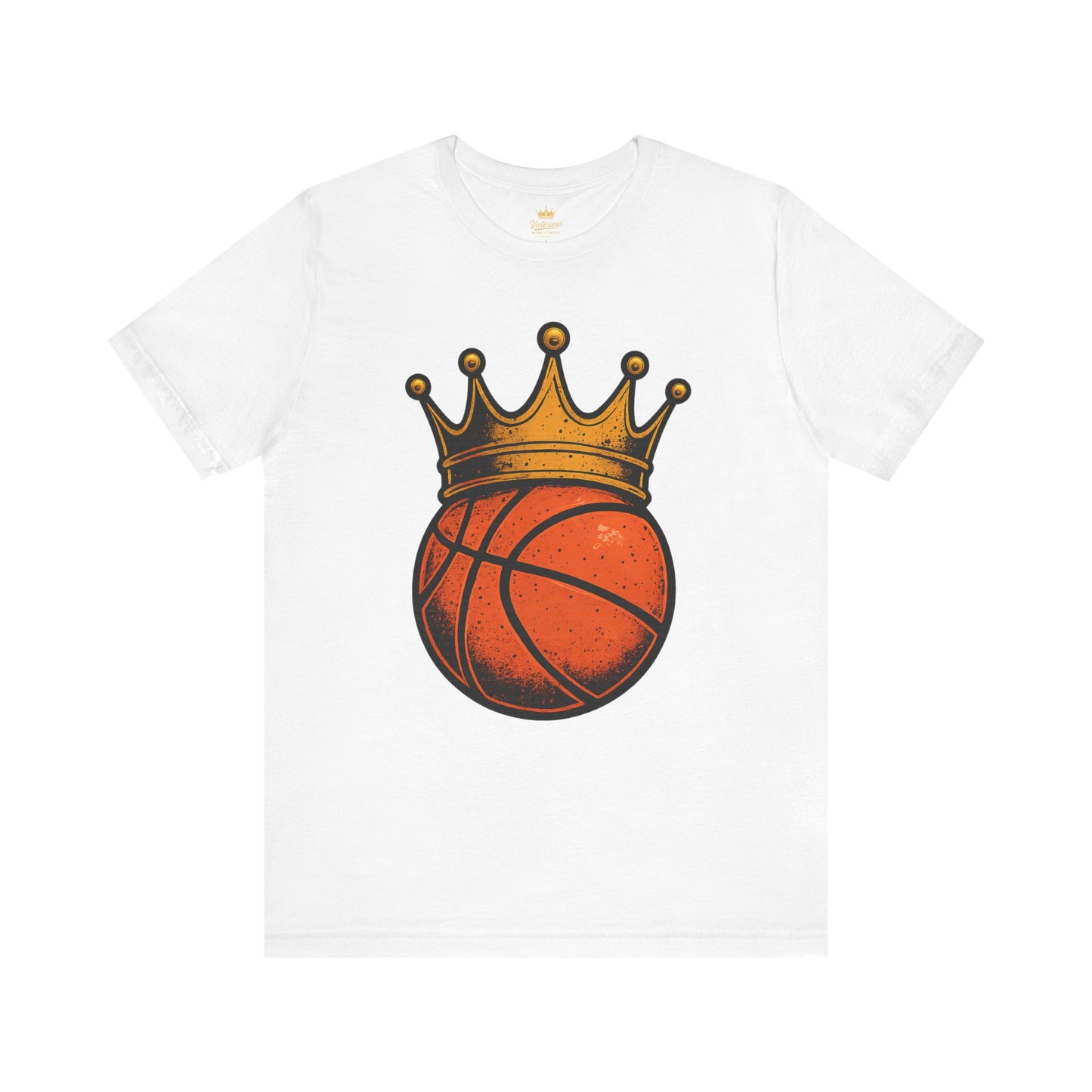 Basketball King Tee — Crowned Basketball Graphic T-Shirt