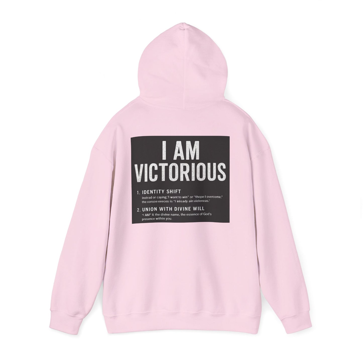 Victorious Hoodie — 'I AM VICTORIOUS' Inspirational Crown Pullover