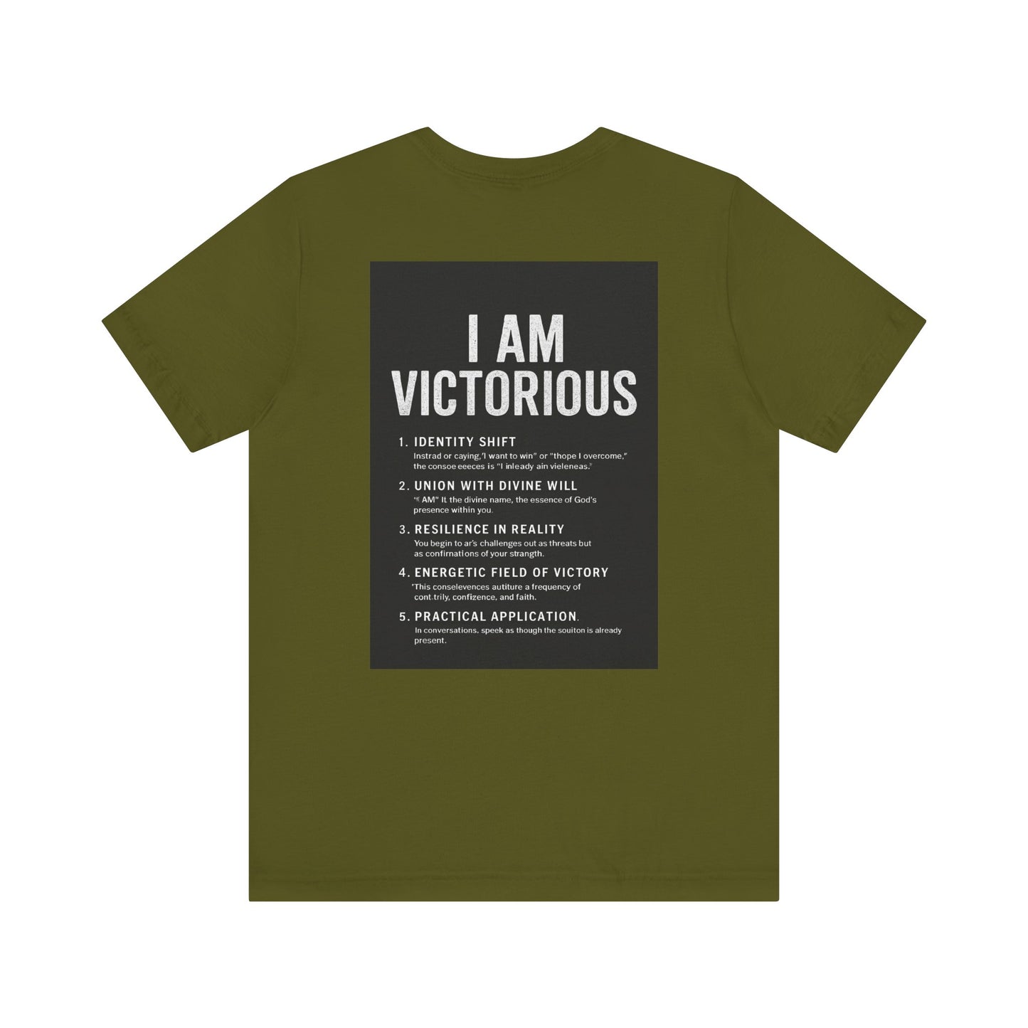 Victorious Tee — "I Am Victorious" Inspirational Graphic T-Shirt