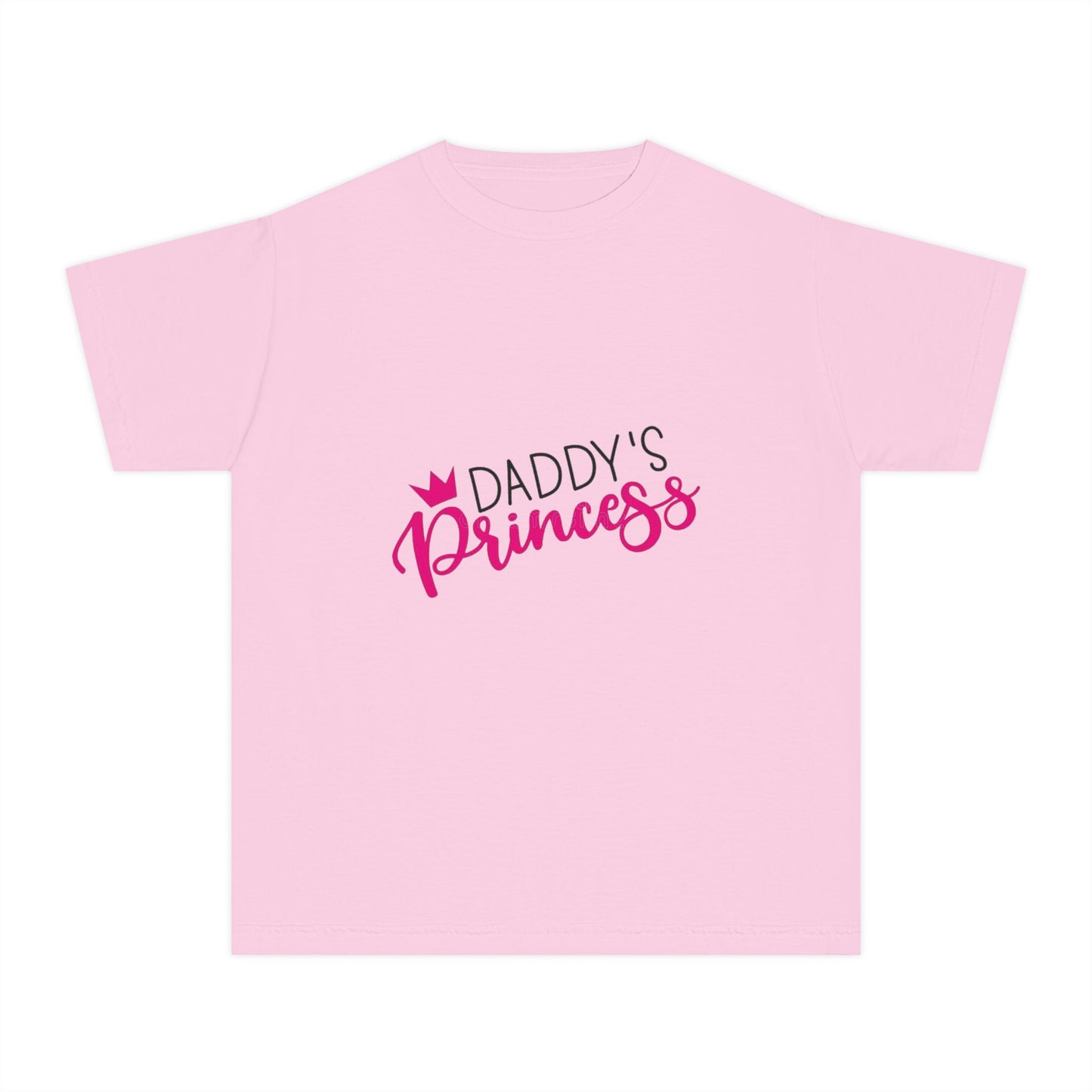Youth Tee — "Daddy's Princess" Pink Kids T‑Shirt