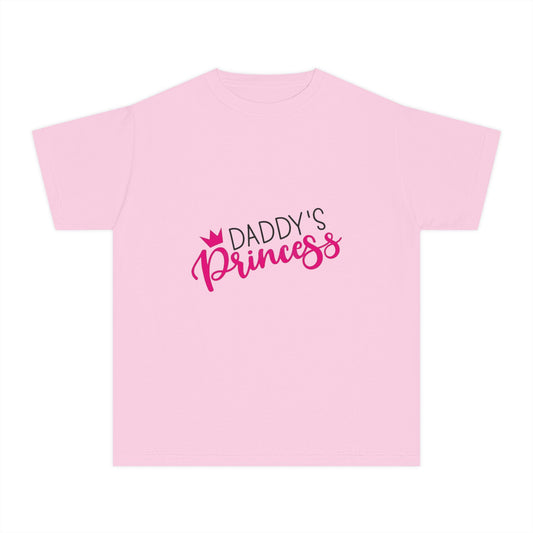 Youth Tee — "Daddy's Princess" Pink Kids T‑Shirt
