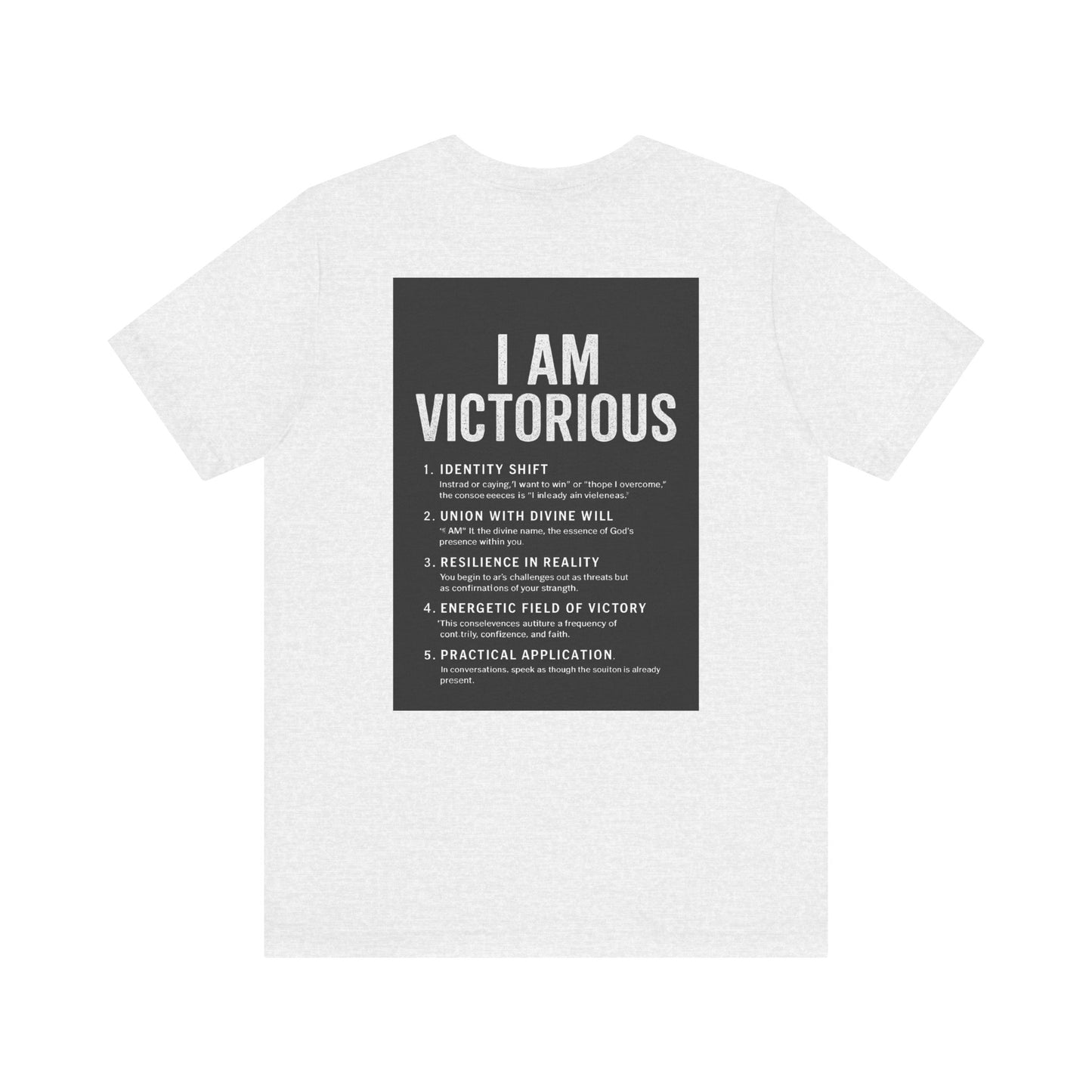 Victorious Tee — "I Am Victorious" Inspirational Graphic T-Shirt